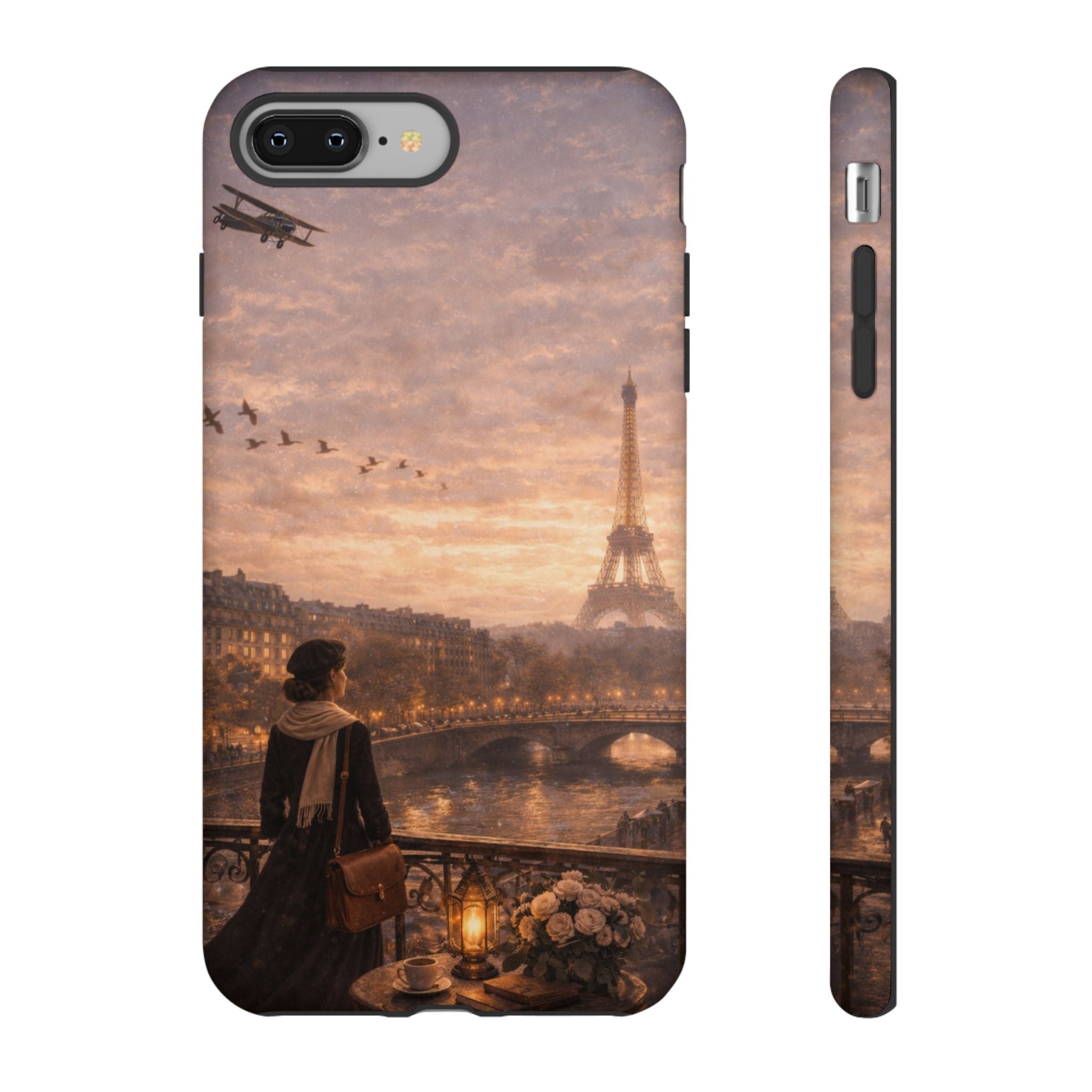 A Quiet Paris Evening 🕯️🗼 | Vintage Eiffel Tower Canvas Wall Art