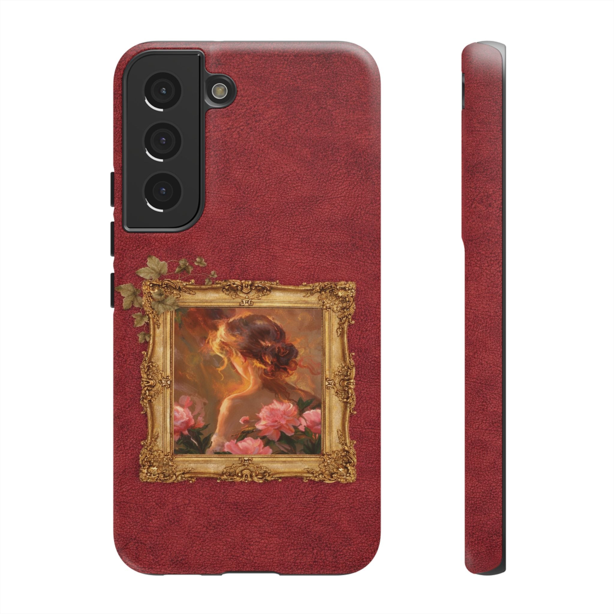 Vintage Rose Portrait Phone Case — Antique Frame Floral iPhone Cover💃💫