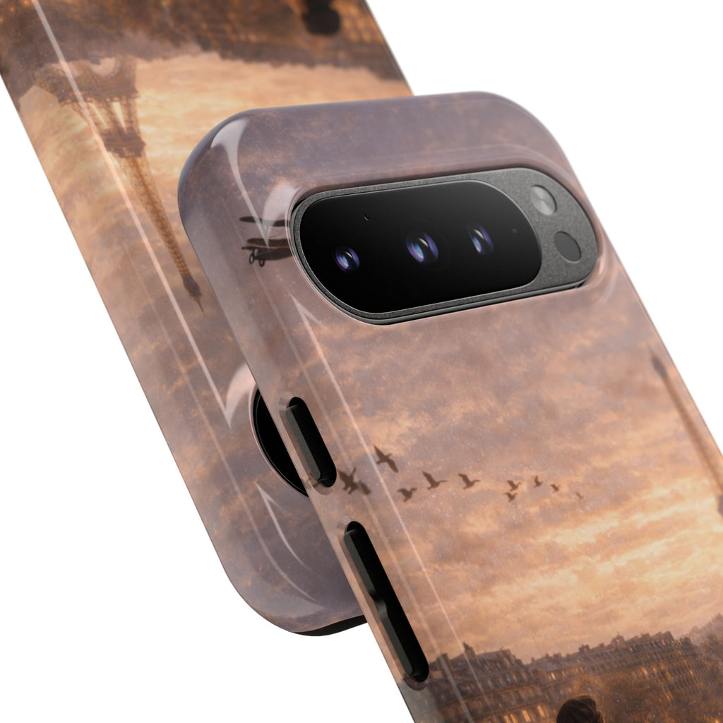 A Quiet Paris Evening 🕯️🗼 | Vintage Eiffel Tower Canvas Wall Art