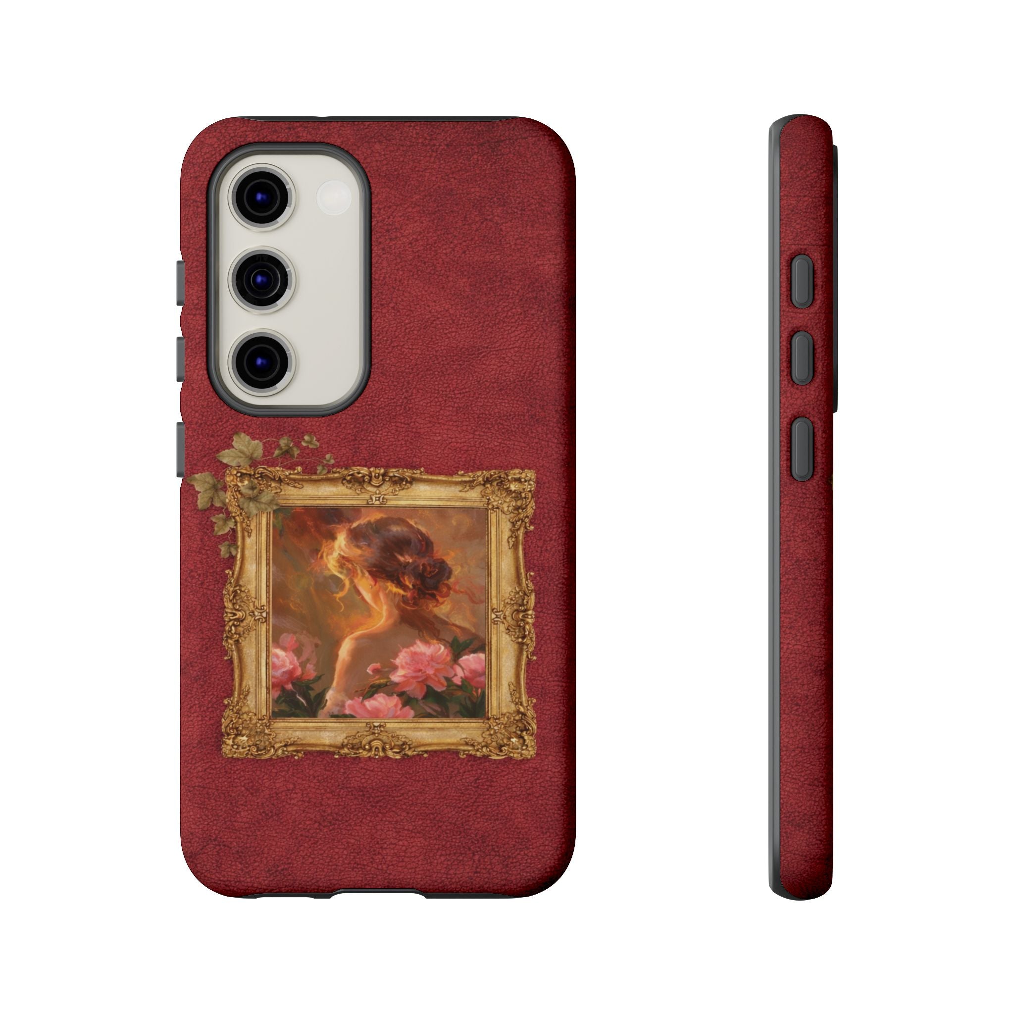 Vintage Rose Portrait Phone Case — Antique Frame Floral iPhone Cover💃💫