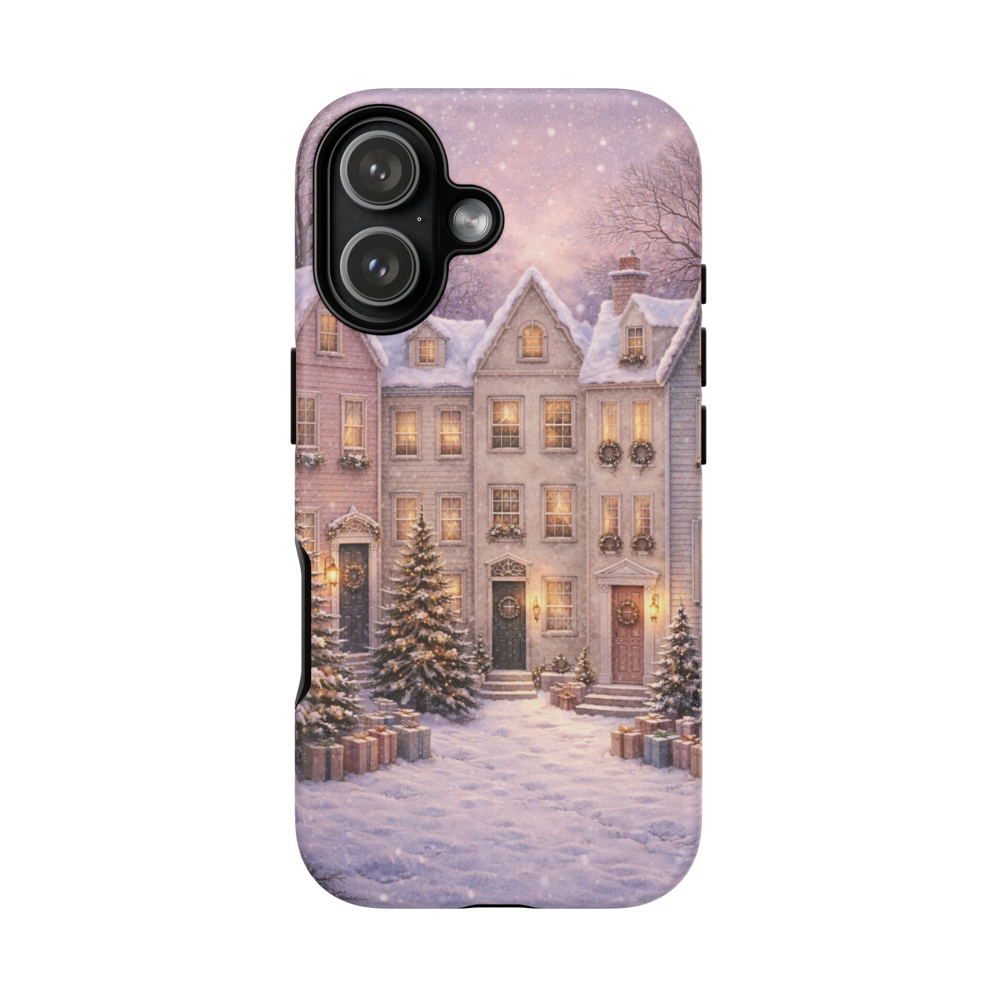 Winter Pastel Town Phone Case ❄️🏡