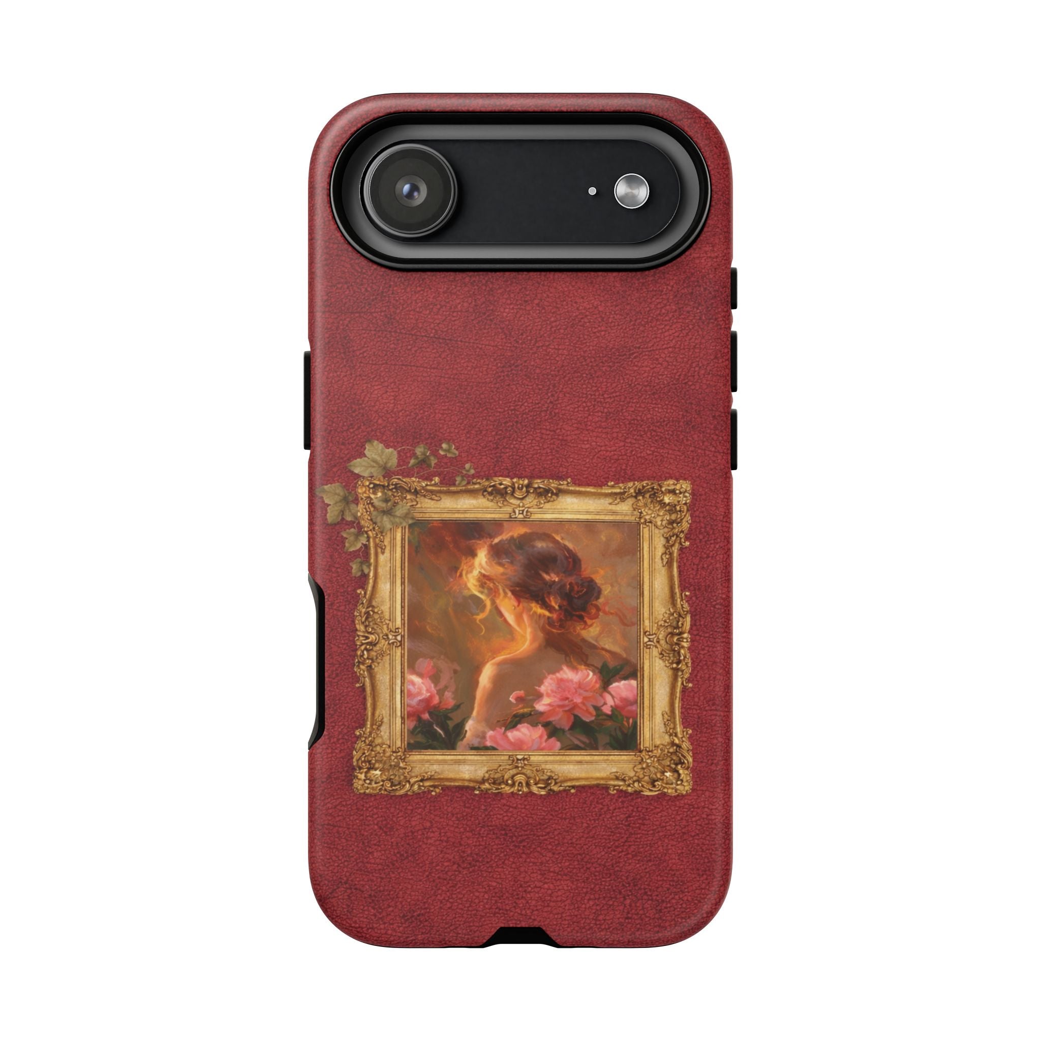 Vintage Rose Portrait Phone Case — Antique Frame Floral iPhone Cover💃💫