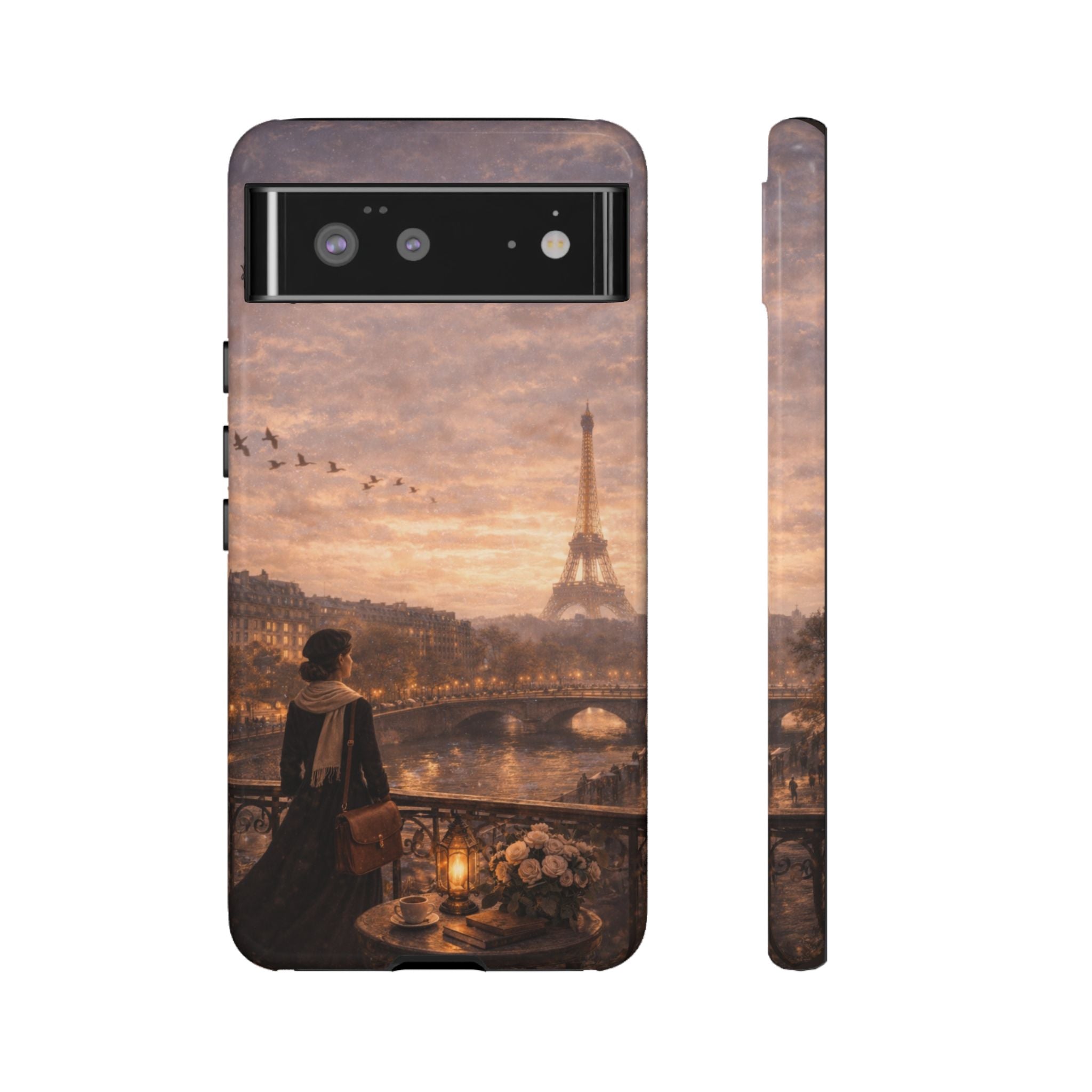 A Quiet Paris Evening 🕯️🗼 | Vintage Eiffel Tower Canvas Wall Art