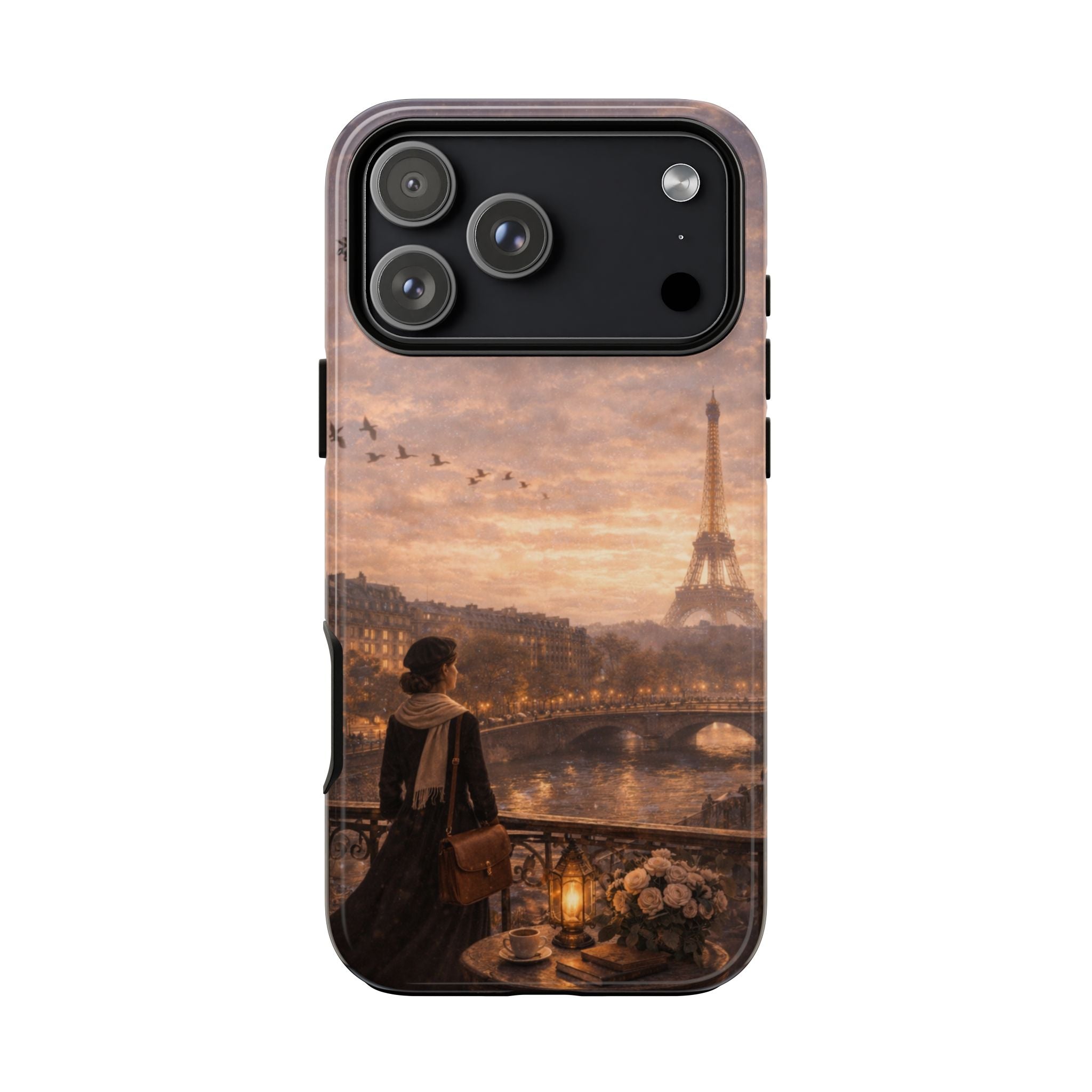 A Quiet Paris Evening 🕯️🗼 | Vintage Eiffel Tower Canvas Wall Art