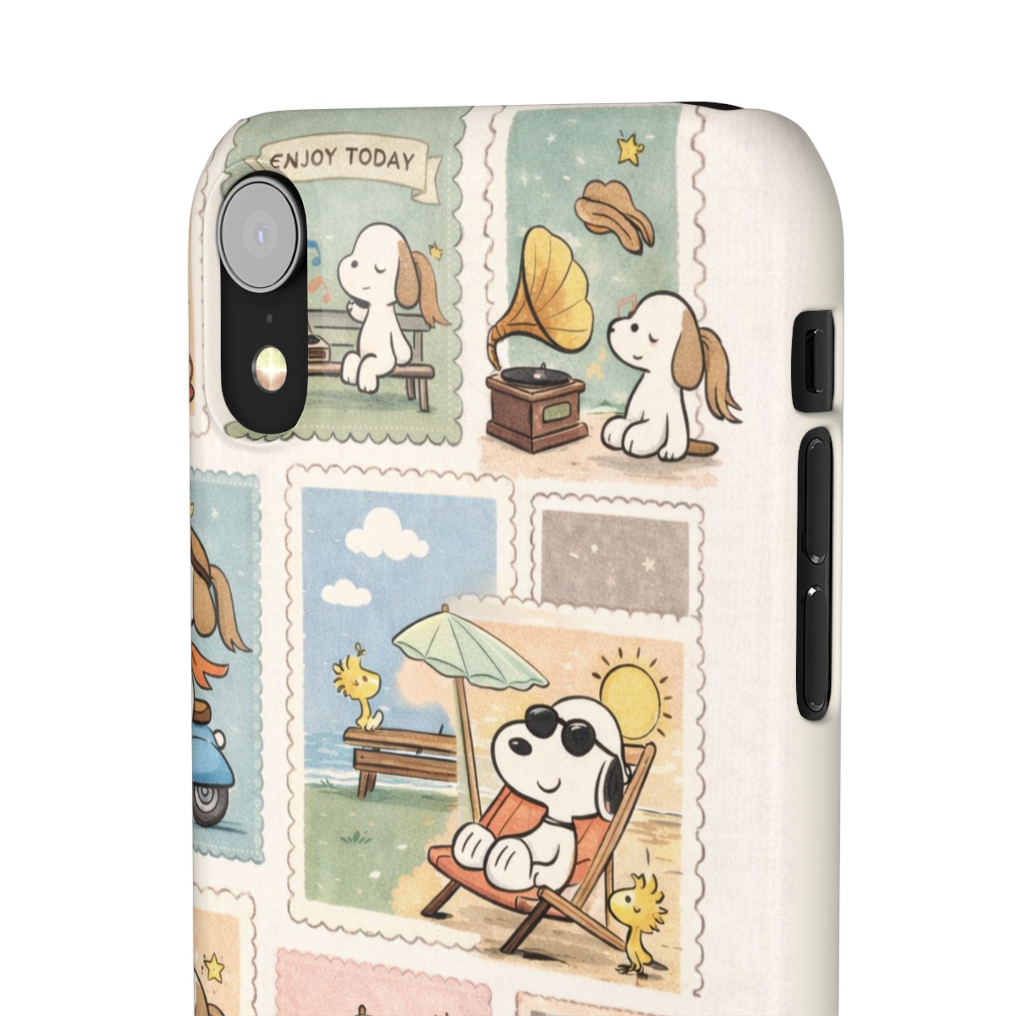 Phone Case — "I Think I Like This Quiet Life" Vintage Stamp cute dog Design🦮🐾