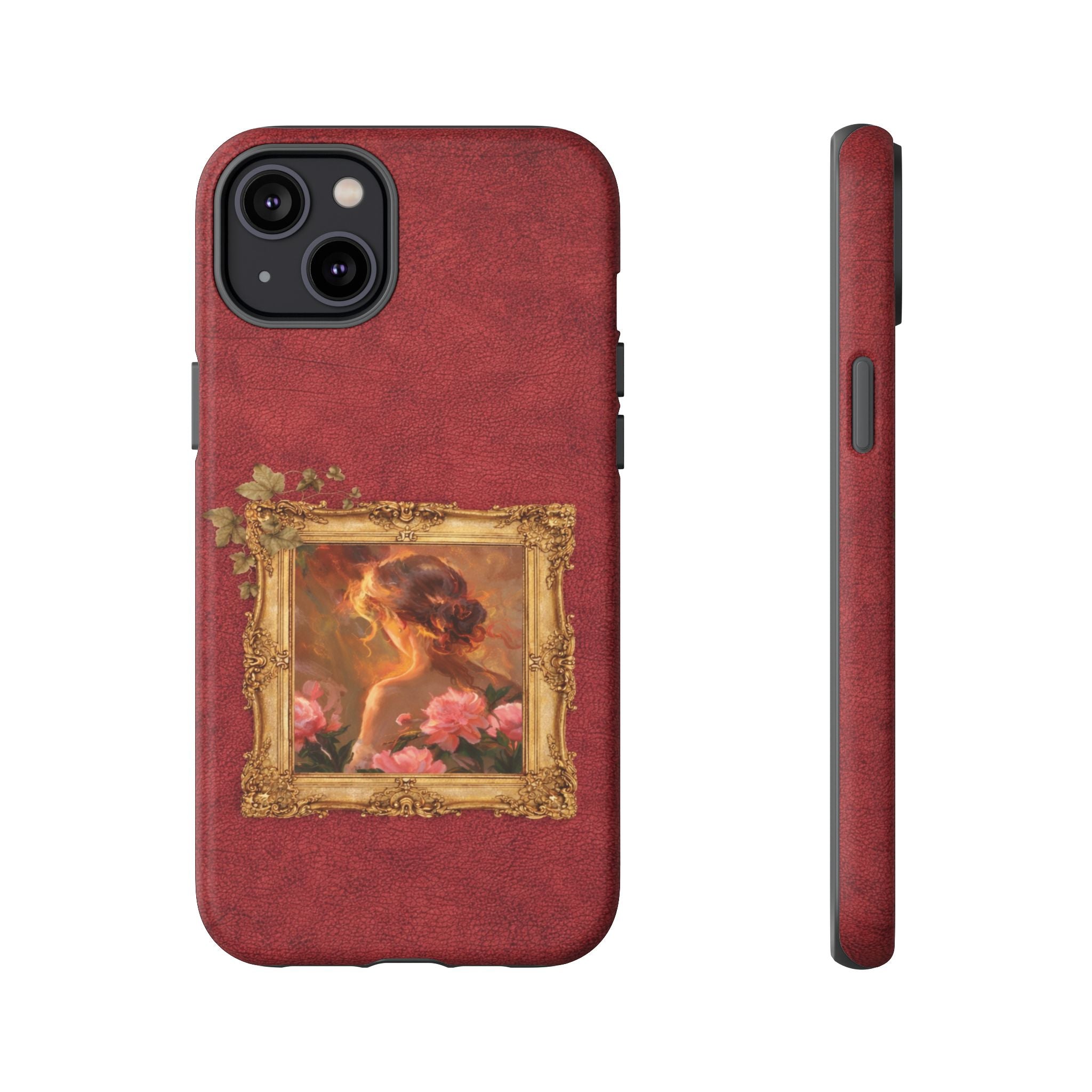 Vintage Rose Portrait Phone Case — Antique Frame Floral iPhone Cover💃💫