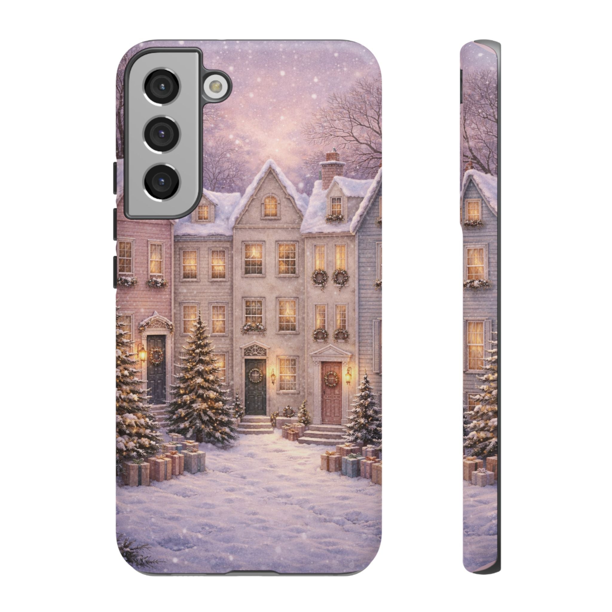 Winter Pastel Town Phone Case ❄️🏡