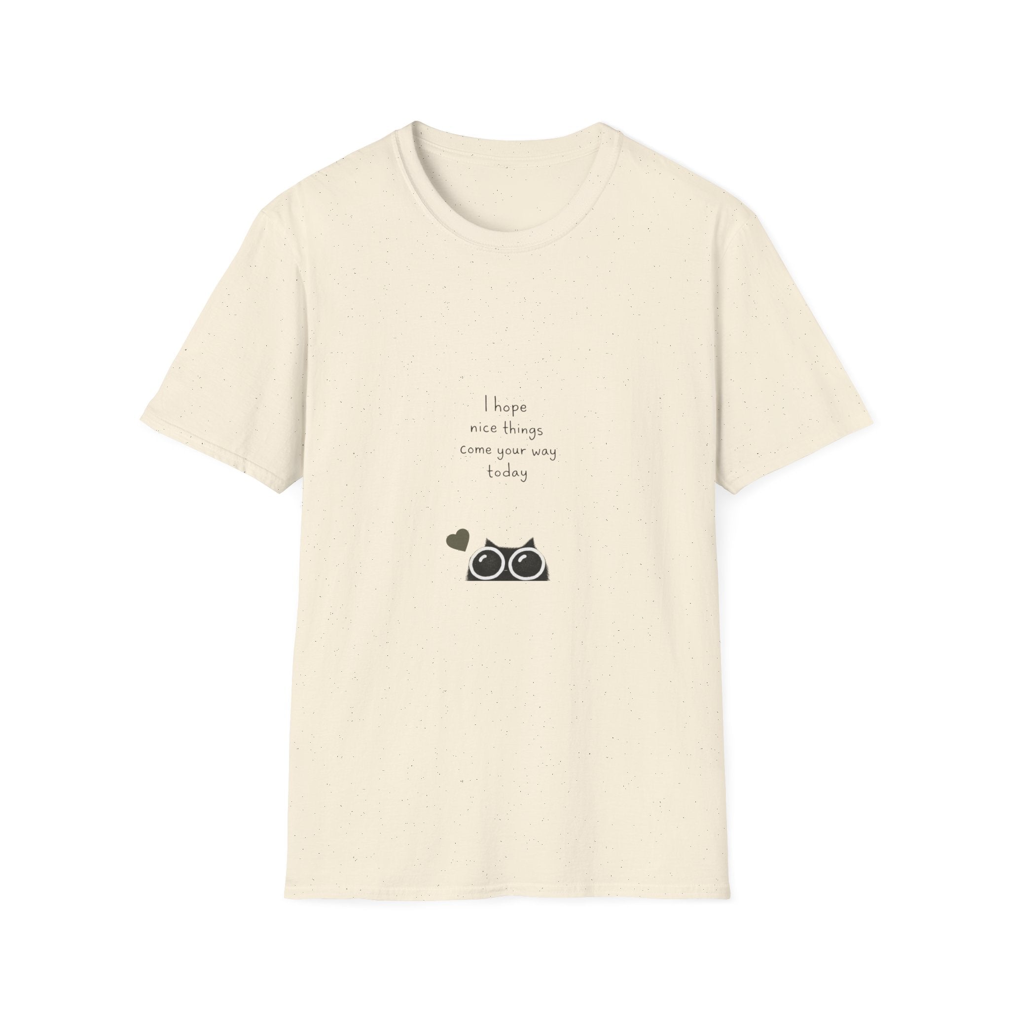 Cat Camera Graphic T-Shirt — "I hope our story comes true someday" Cute Cat Lover Tee