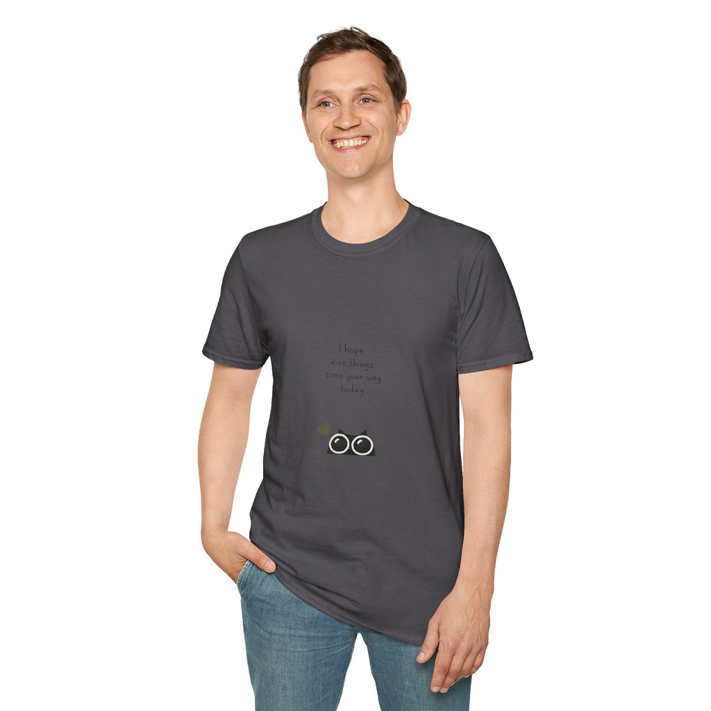 Cat Camera Graphic T-Shirt — "I hope our story comes true someday" Cute Cat Lover Tee