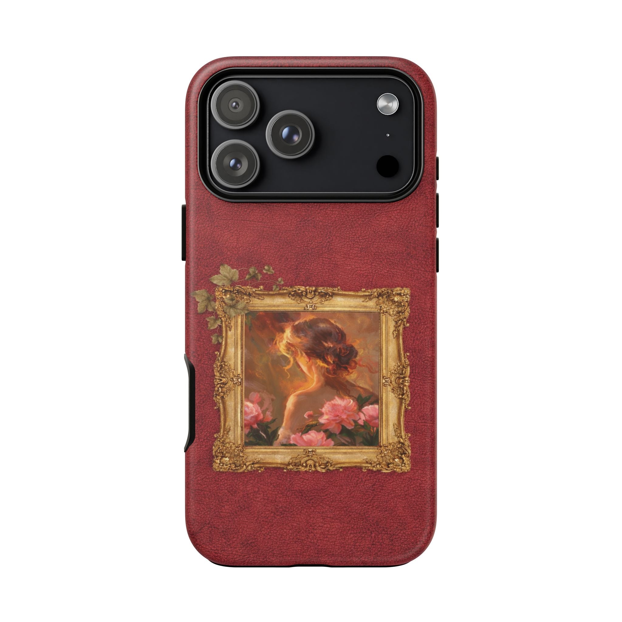 Vintage Rose Portrait Phone Case — Antique Frame Floral iPhone Cover💃💫