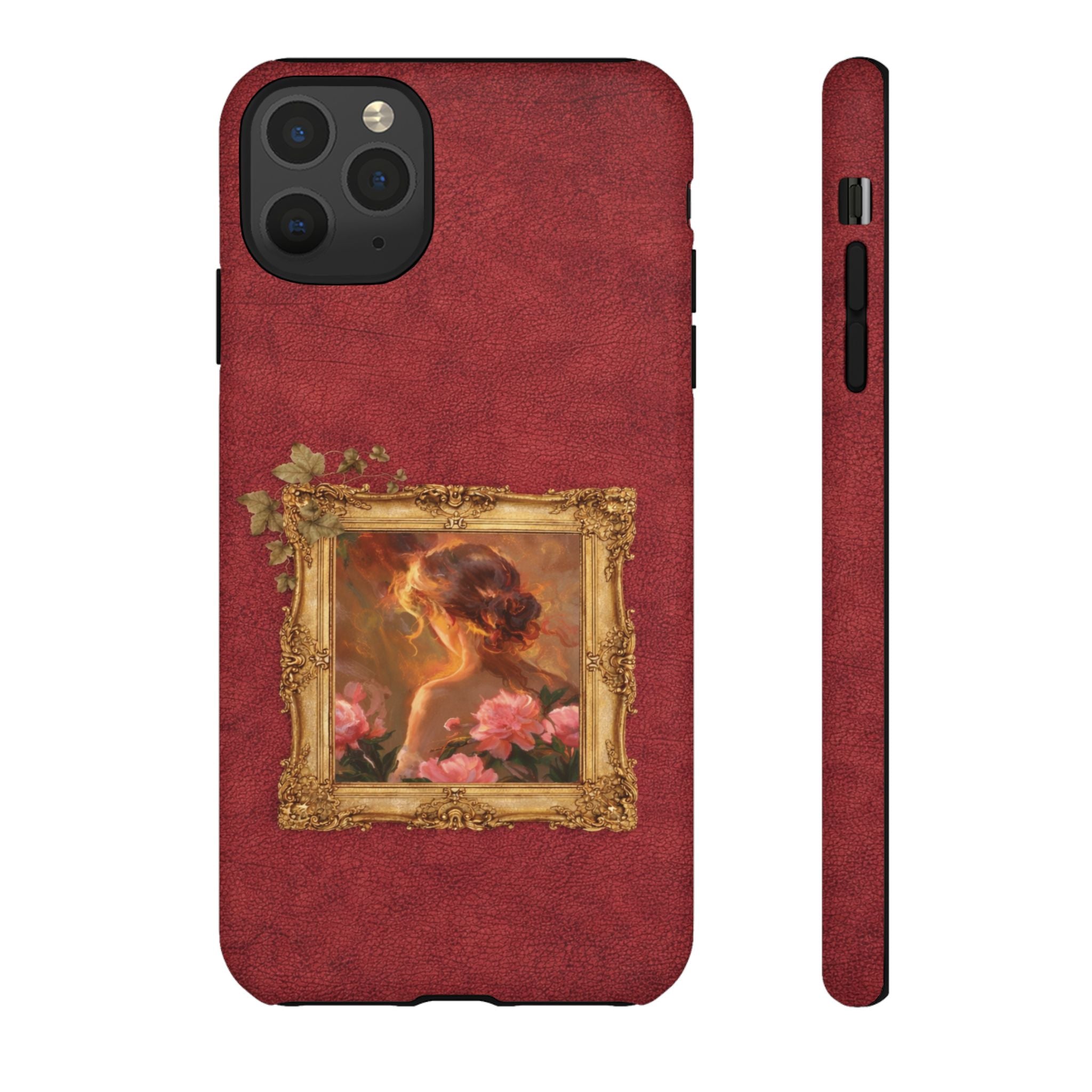 Vintage Rose Portrait Phone Case — Antique Frame Floral iPhone Cover💃💫