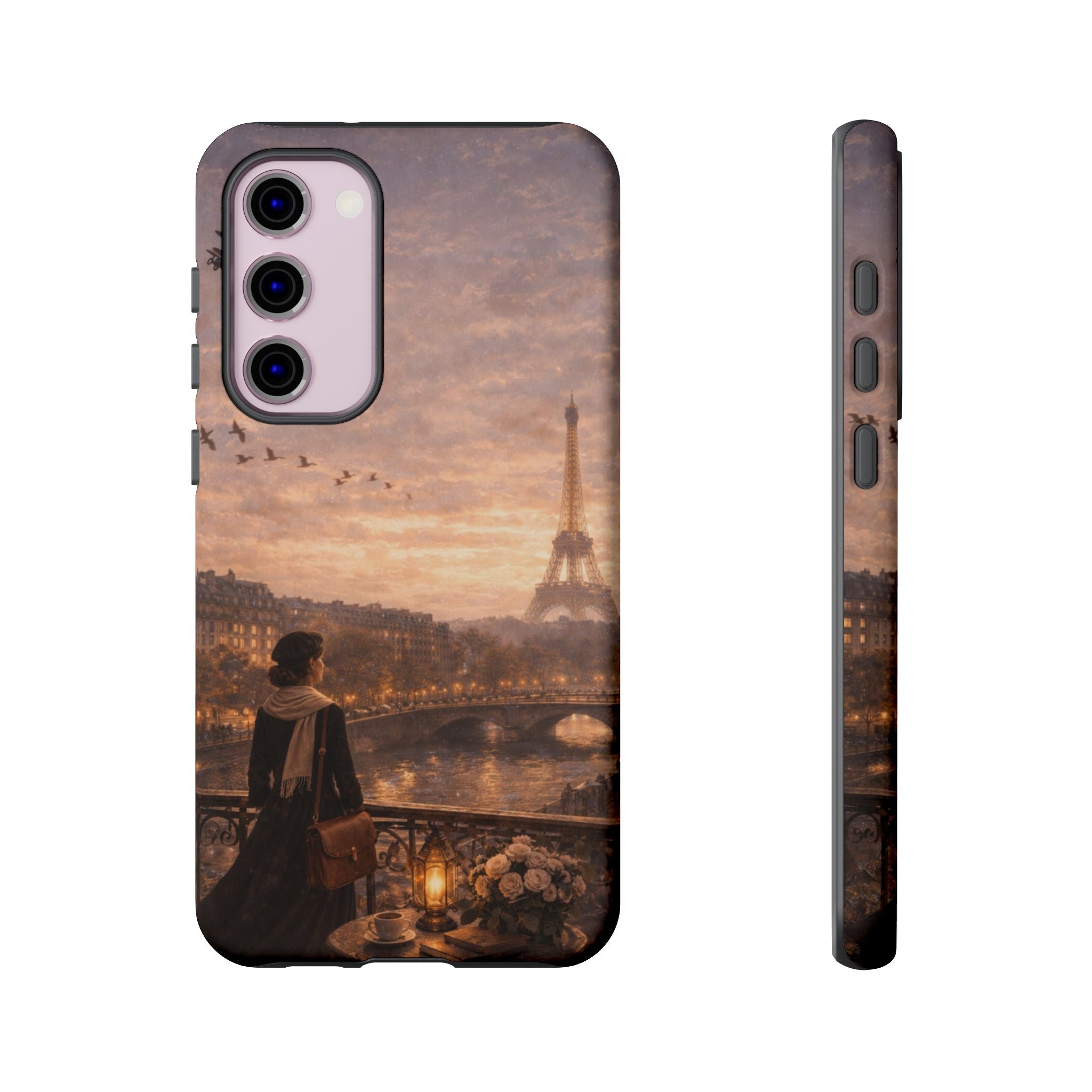 A Quiet Paris Evening 🕯️🗼 | Vintage Eiffel Tower Canvas Wall Art