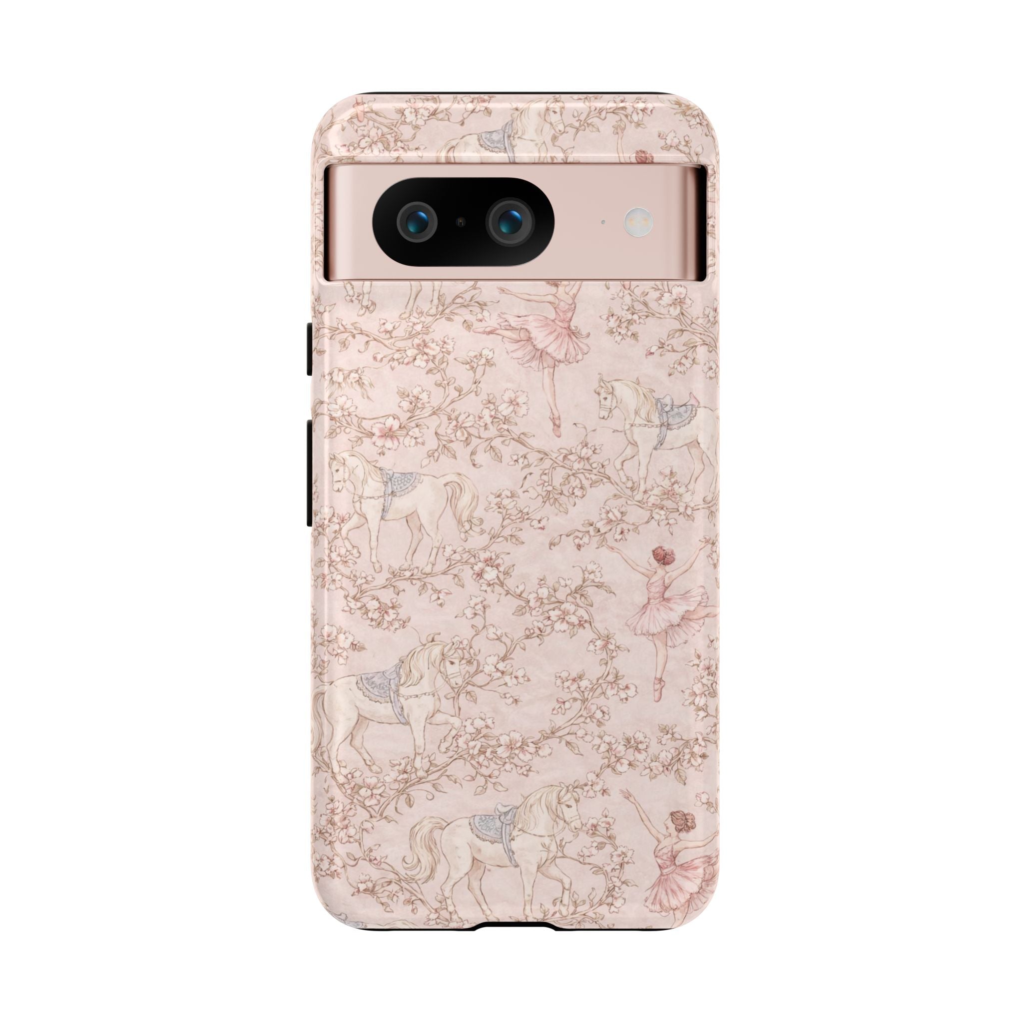Ballet Unicorn Phone Case — Pastel Floral Tough Protective Cover🦄🩰