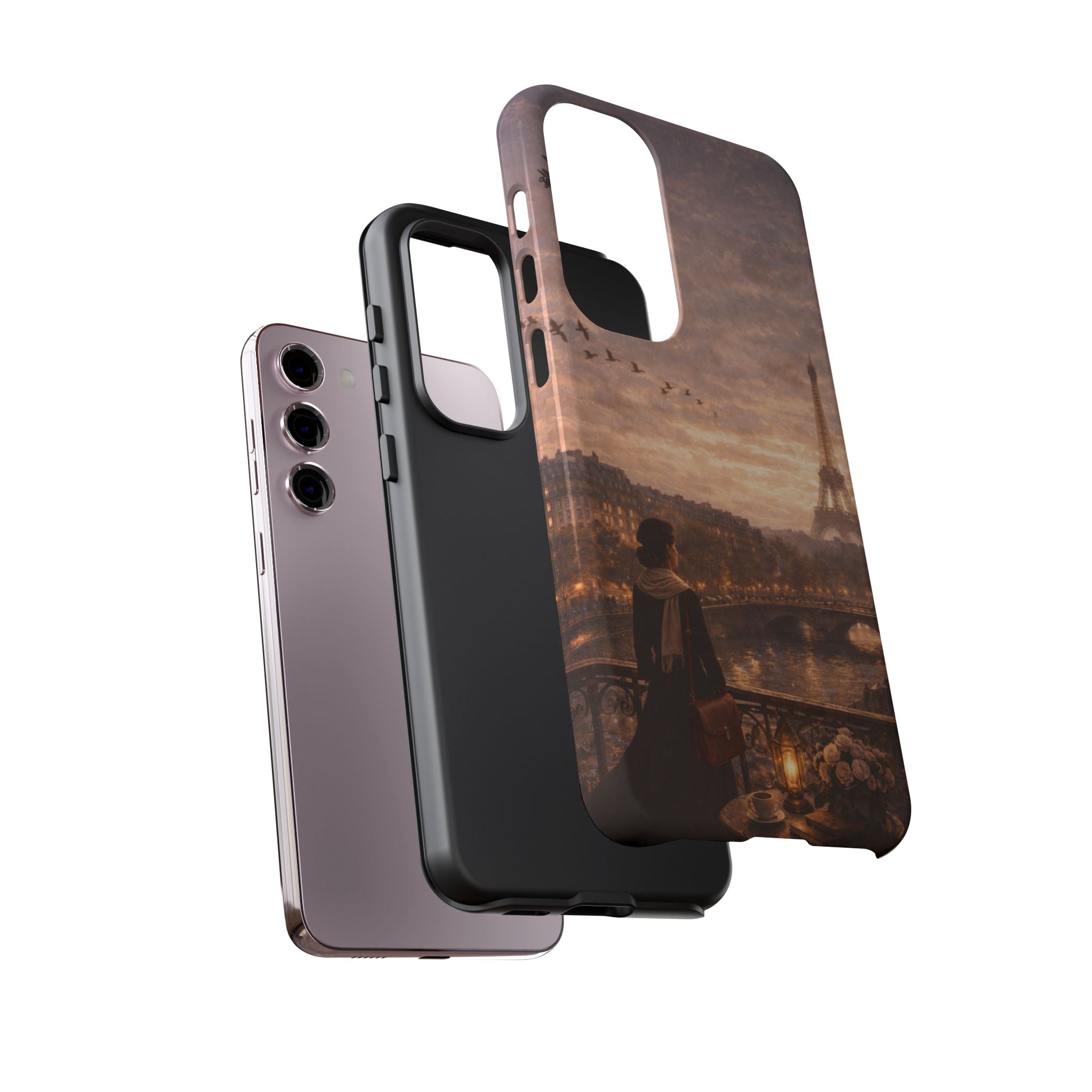 A Quiet Paris Evening 🕯️🗼 | Vintage Eiffel Tower Canvas Wall Art