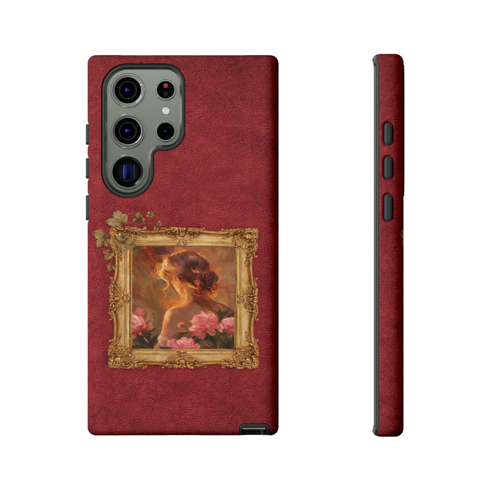 Vintage Rose Portrait Phone Case — Antique Frame Floral iPhone Cover💃💫