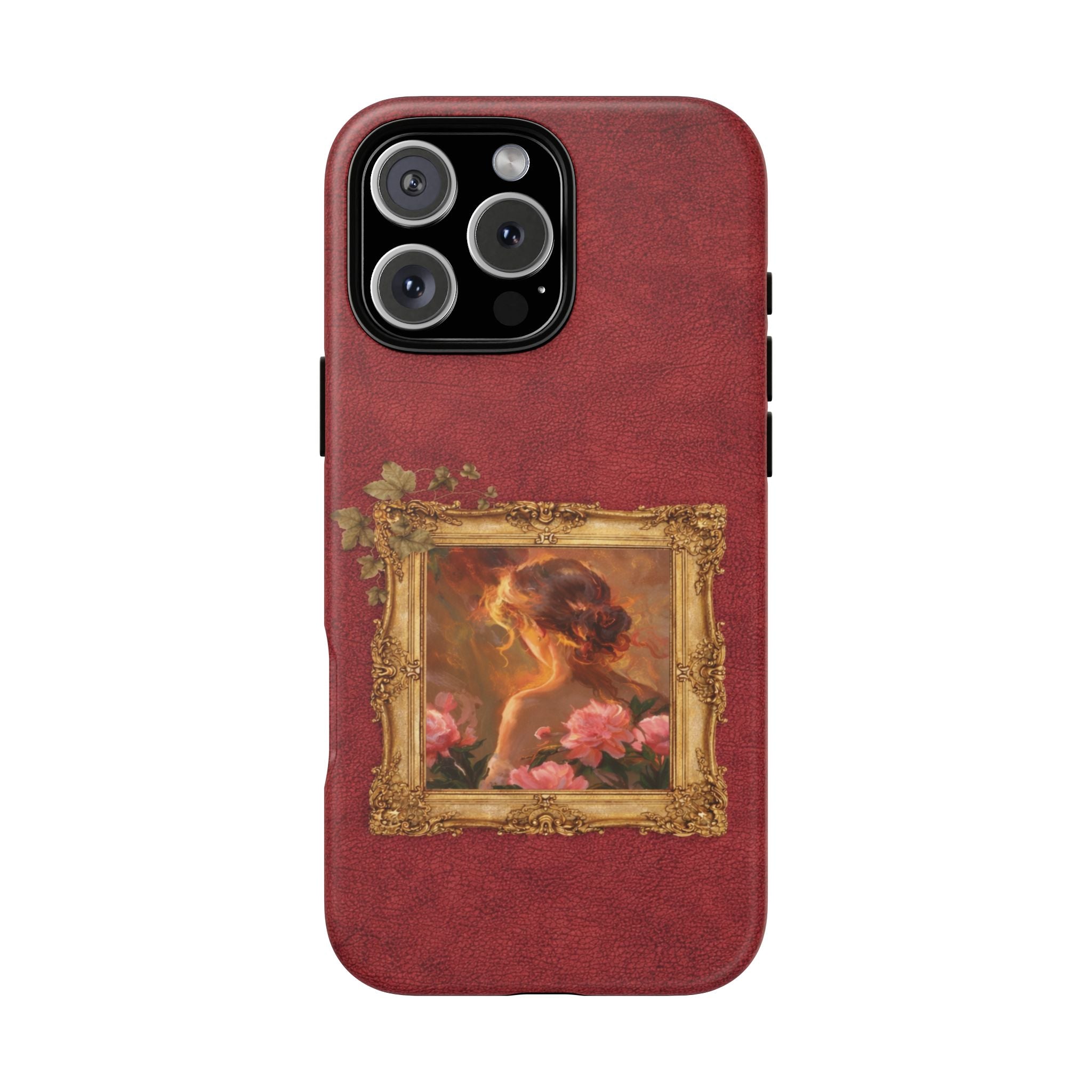 Vintage Rose Portrait Phone Case — Antique Frame Floral iPhone Cover💃💫