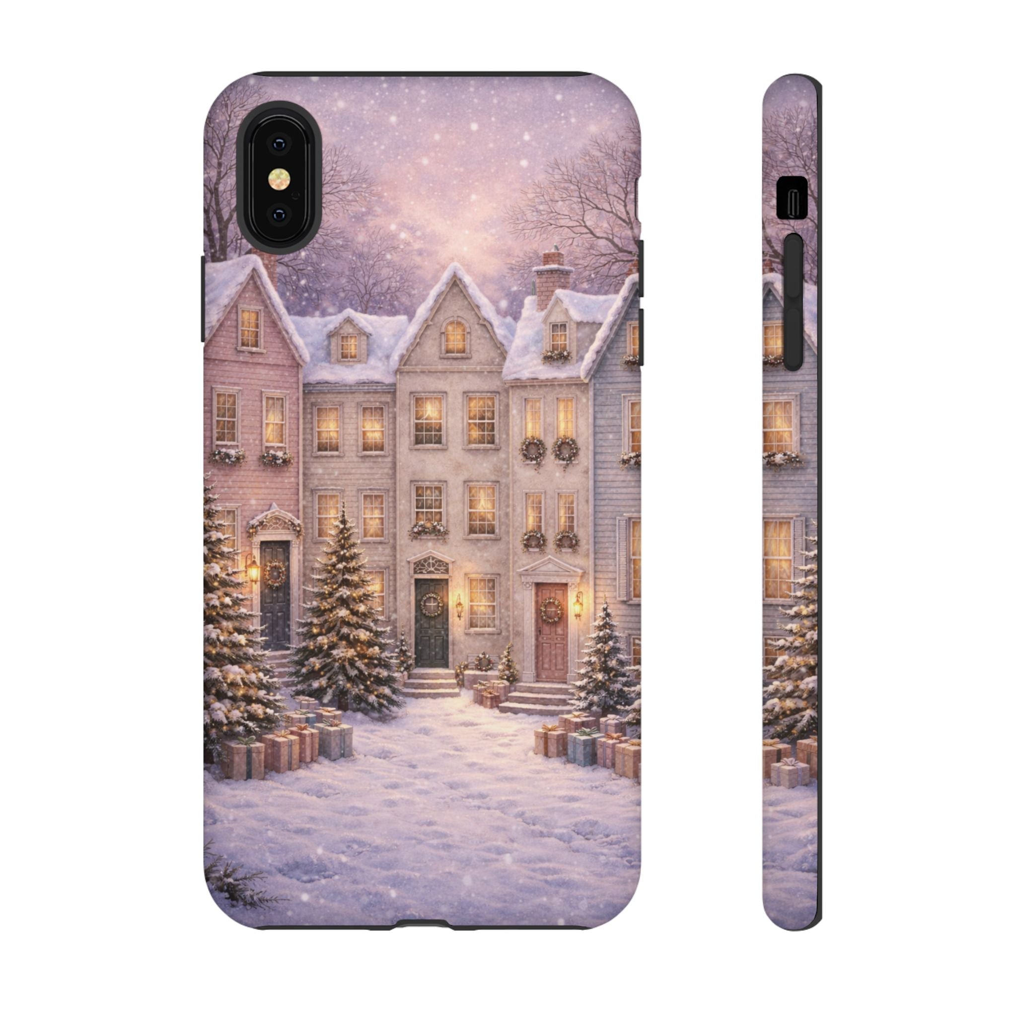 Winter Pastel Town Phone Case ❄️🏡