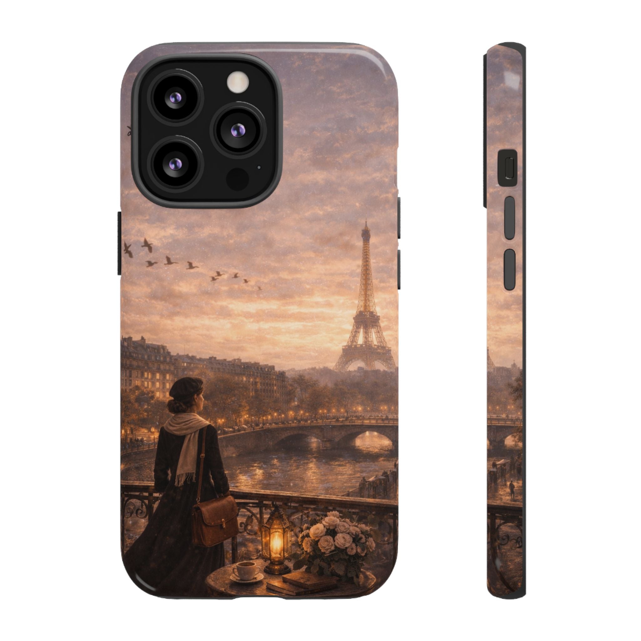 A Quiet Paris Evening 🕯️🗼 | Vintage Eiffel Tower Canvas Wall Art