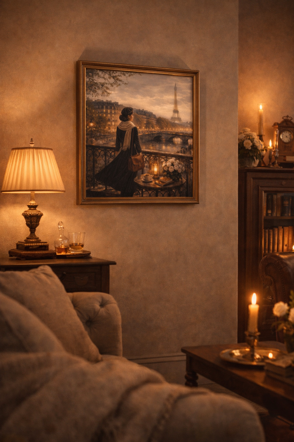 Bring the quiet poetry of Paris into your space.🌙💫