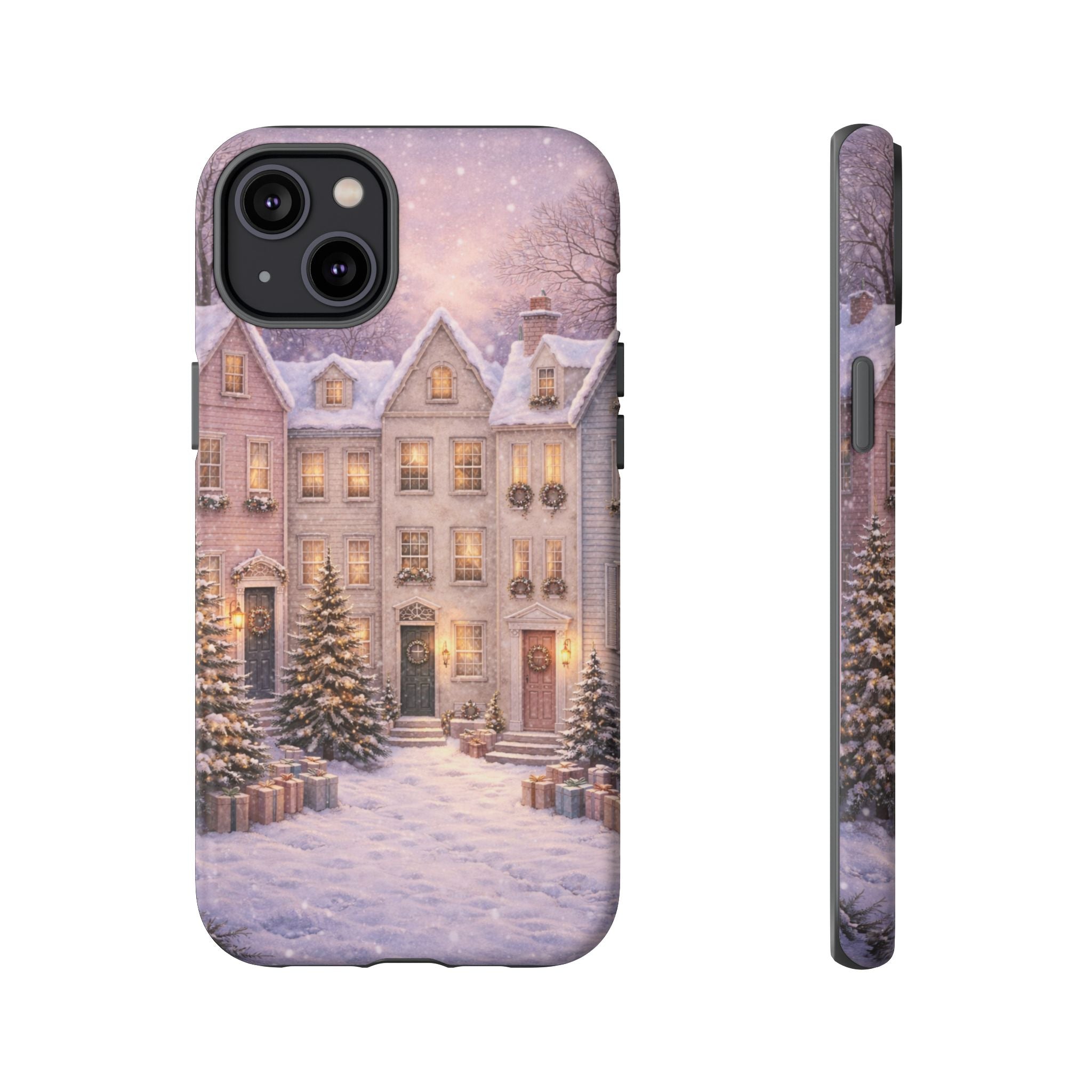 Winter Pastel Town Phone Case ❄️🏡