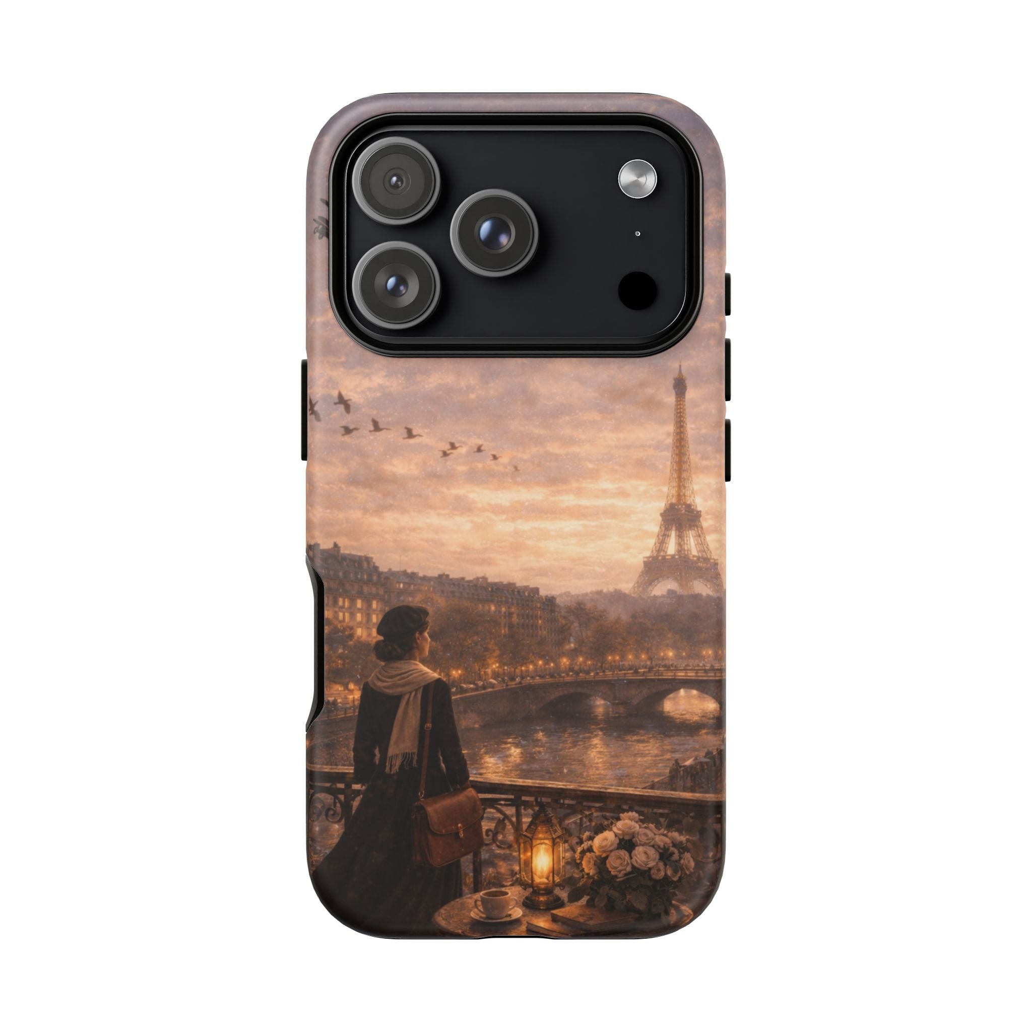 A Quiet Paris Evening 🕯️🗼 | Vintage Eiffel Tower Canvas Wall Art