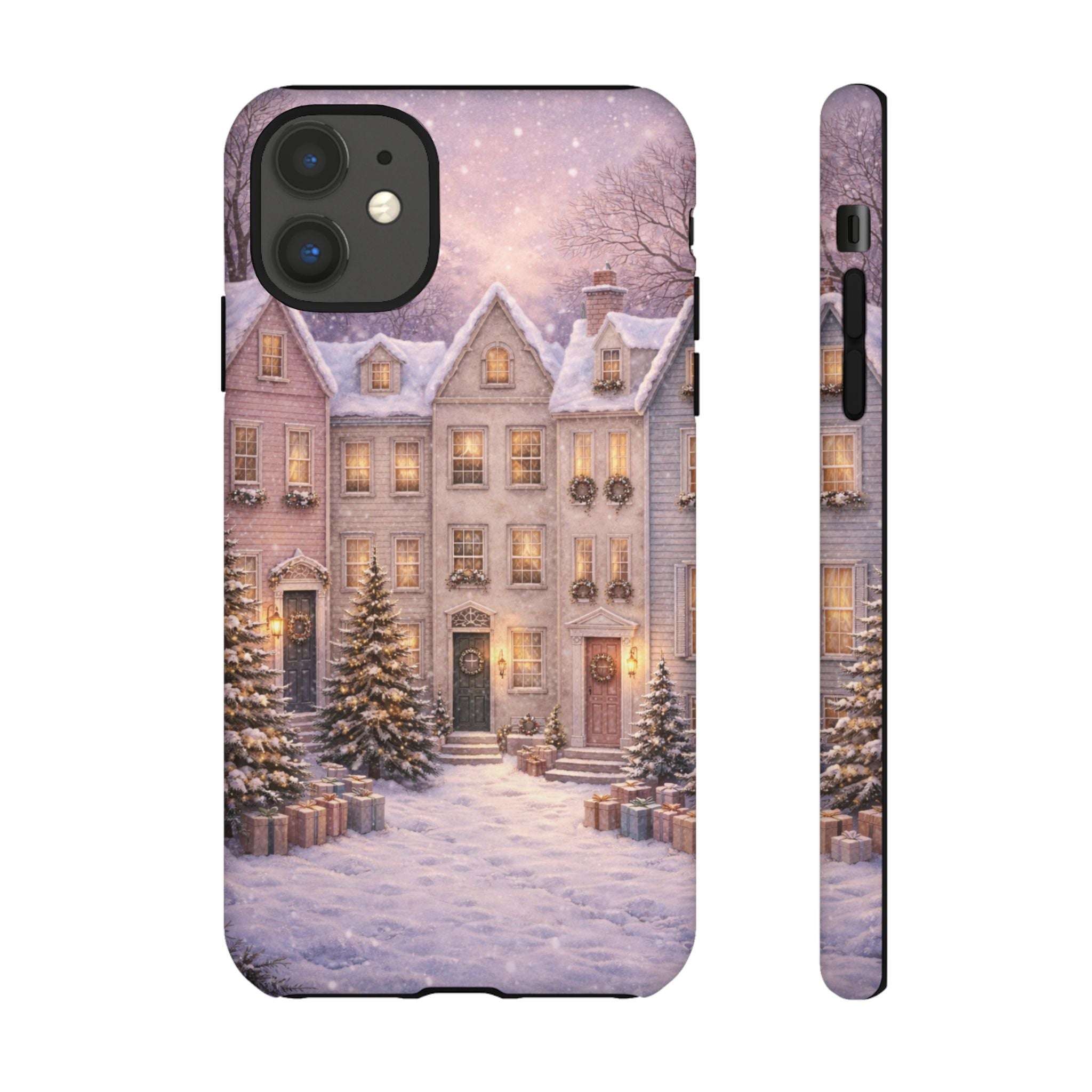 Winter Pastel Town Phone Case ❄️🏡