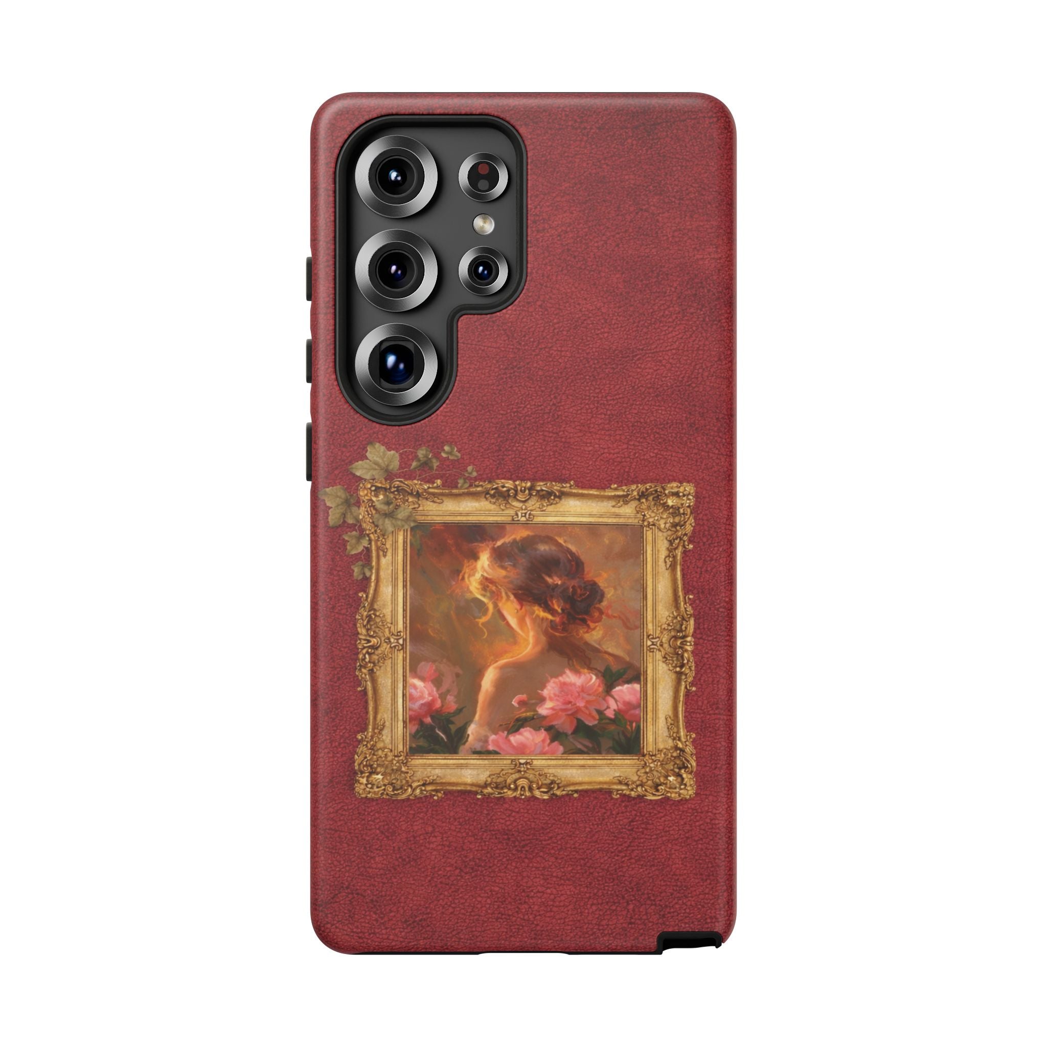 Vintage Rose Portrait Phone Case — Antique Frame Floral iPhone Cover💃💫