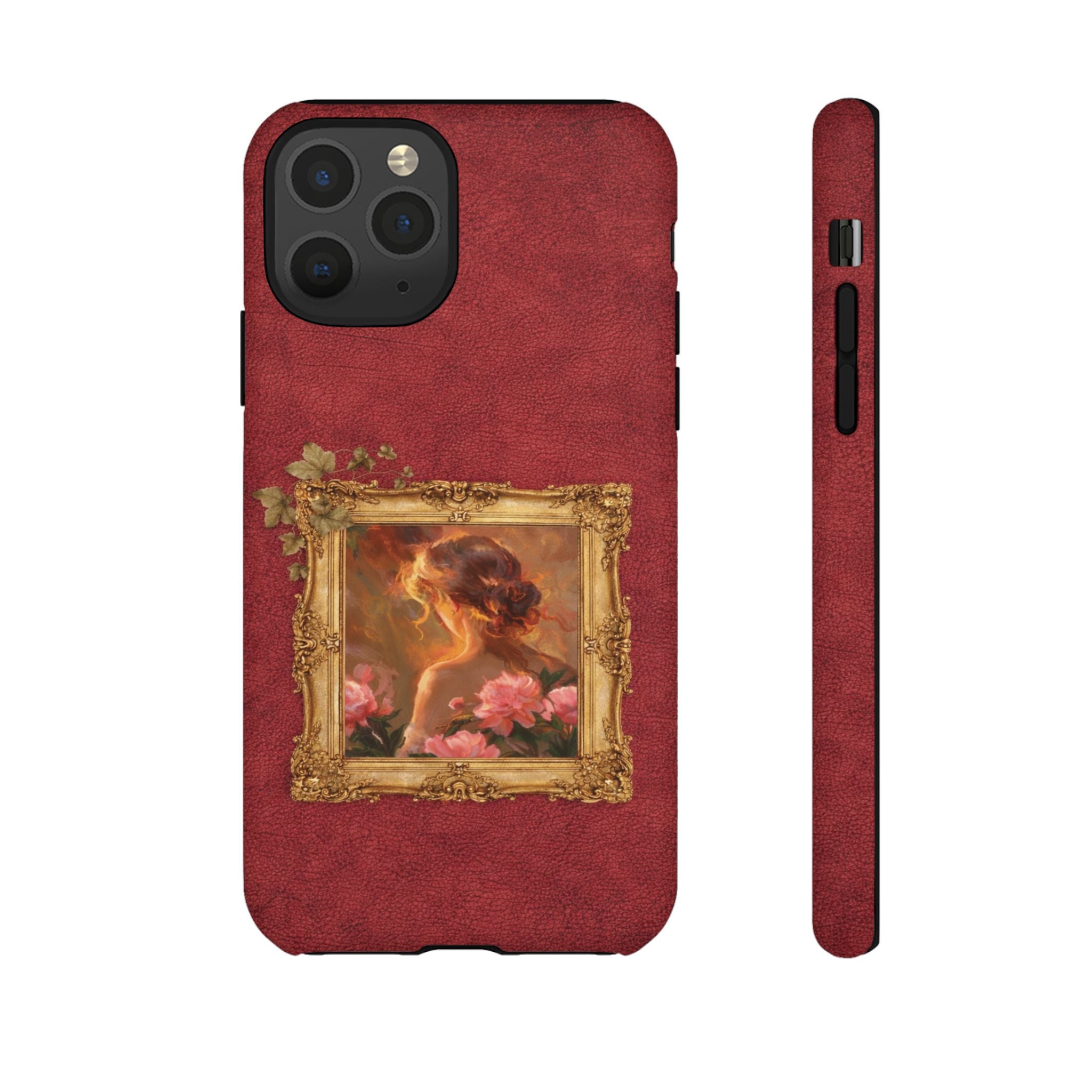 Vintage Rose Portrait Phone Case — Antique Frame Floral iPhone Cover💃💫