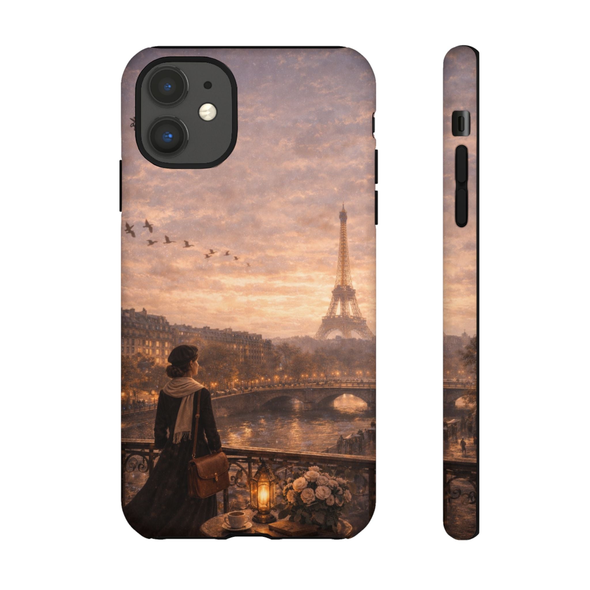 A Quiet Paris Evening 🕯️🗼 | Vintage Eiffel Tower Canvas Wall Art