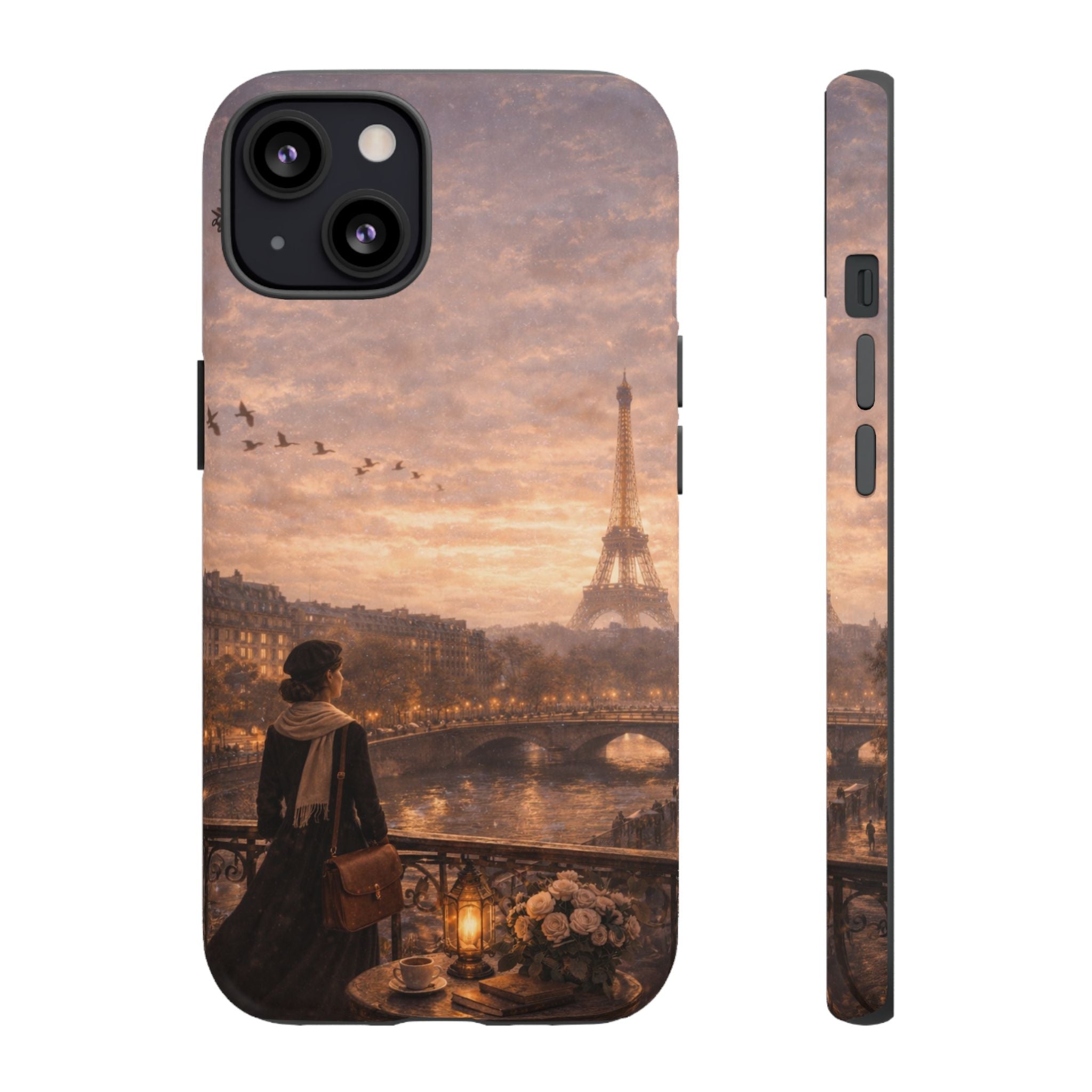 A Quiet Paris Evening 🕯️🗼 | Vintage Eiffel Tower Canvas Wall Art