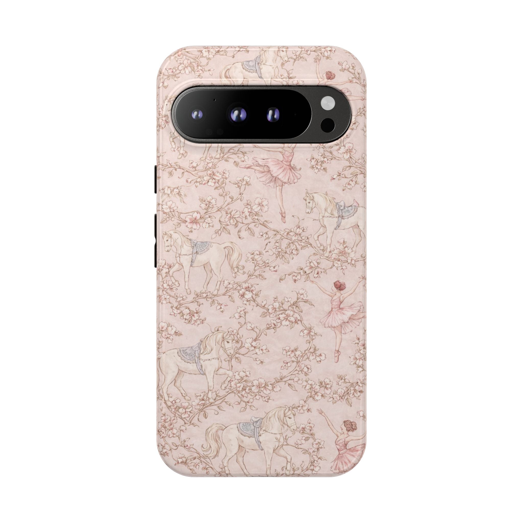 Ballet Unicorn Phone Case — Pastel Floral Tough Protective Cover🦄🩰