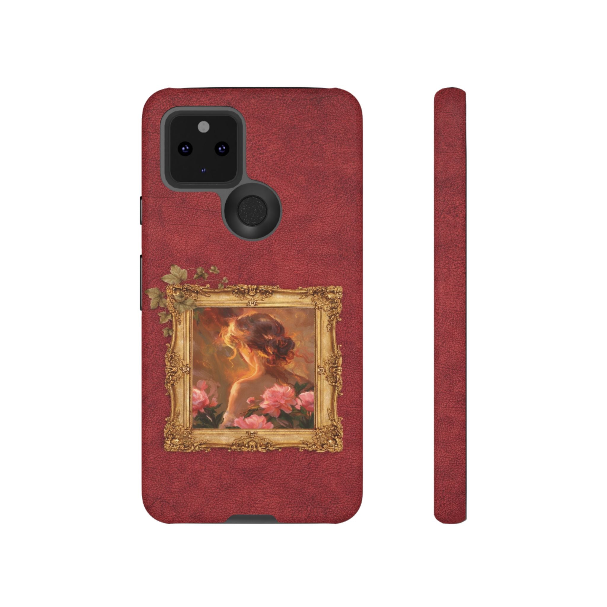 Vintage Rose Portrait Phone Case — Antique Frame Floral iPhone Cover💃💫