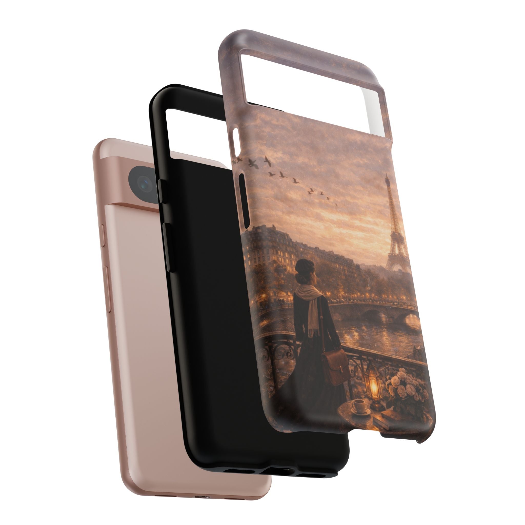 A Quiet Paris Evening 🕯️🗼 | Vintage Eiffel Tower Canvas Wall Art