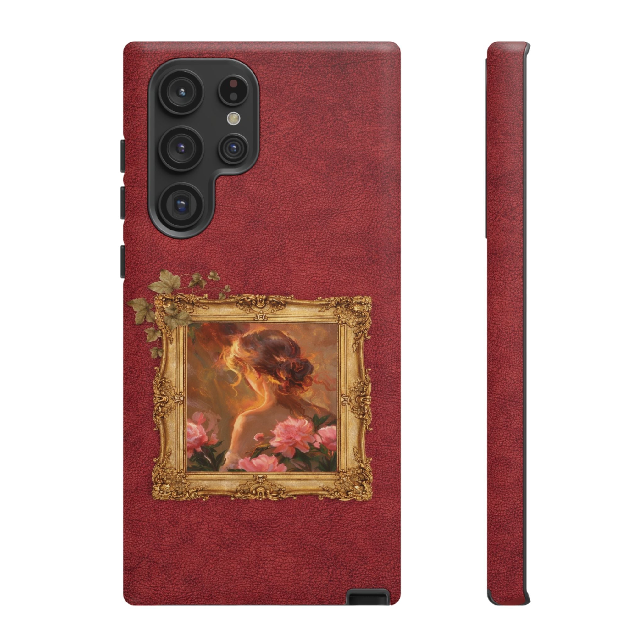 Vintage Rose Portrait Phone Case — Antique Frame Floral iPhone Cover💃💫