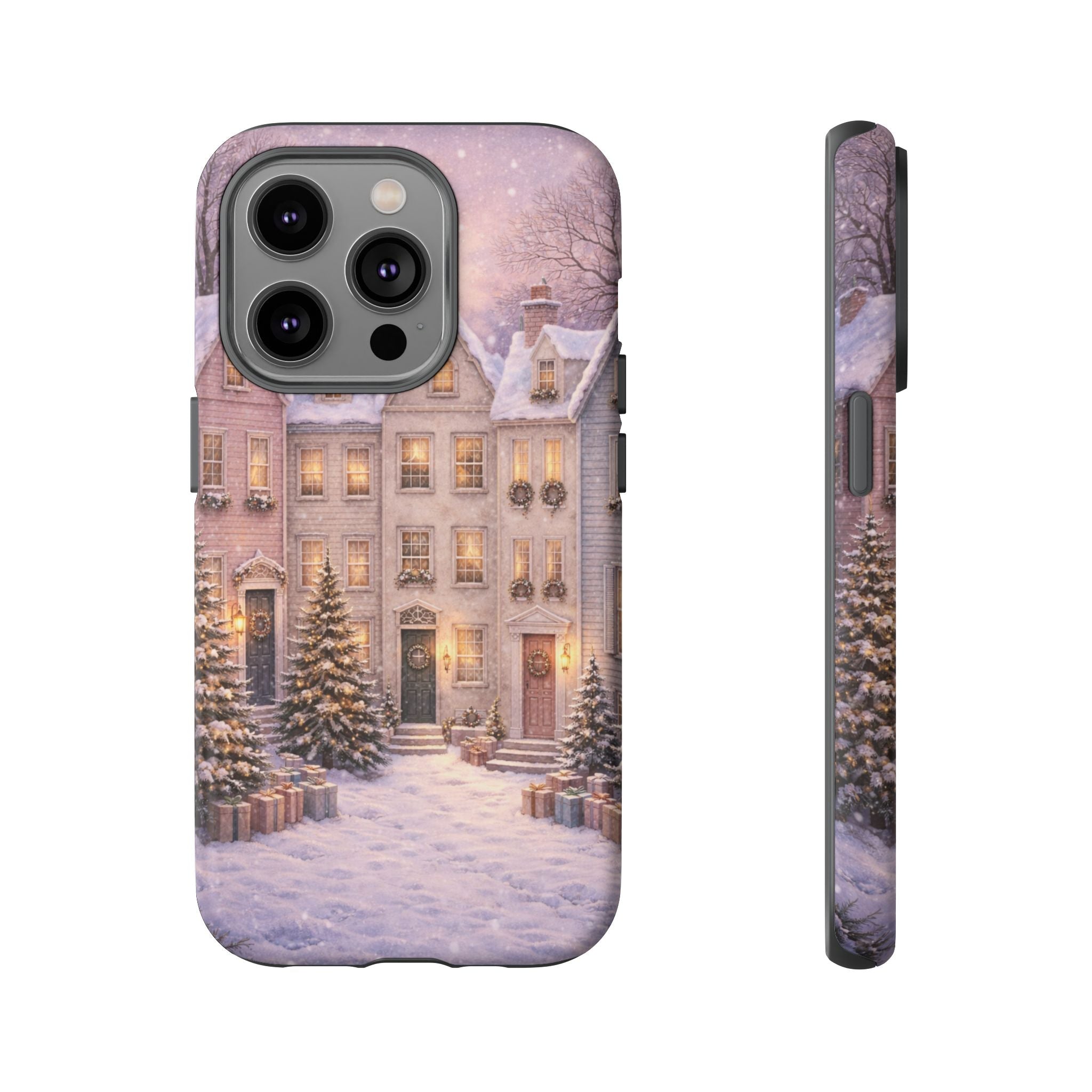 Winter Pastel Town Phone Case ❄️🏡