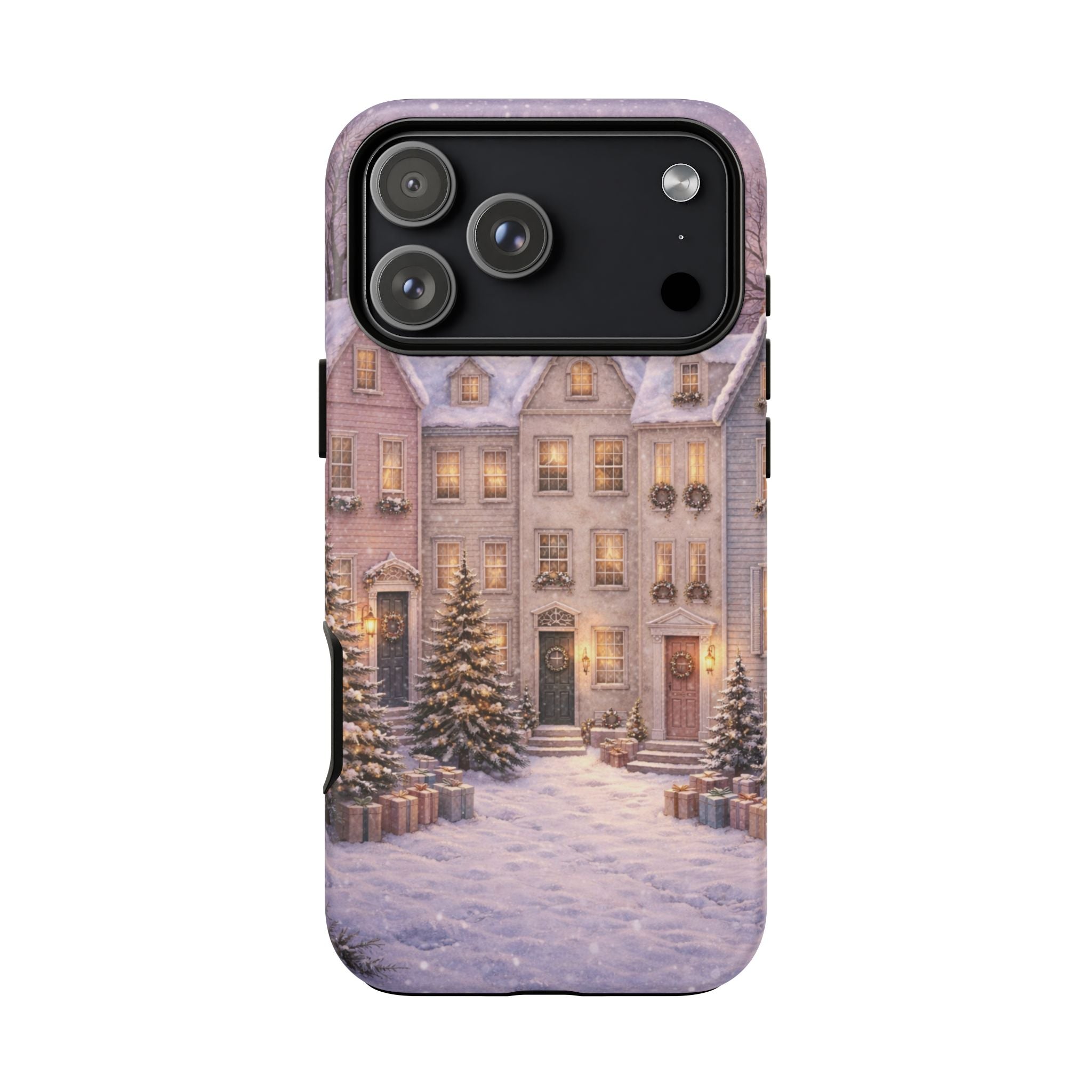 Winter Pastel Town Phone Case ❄️🏡