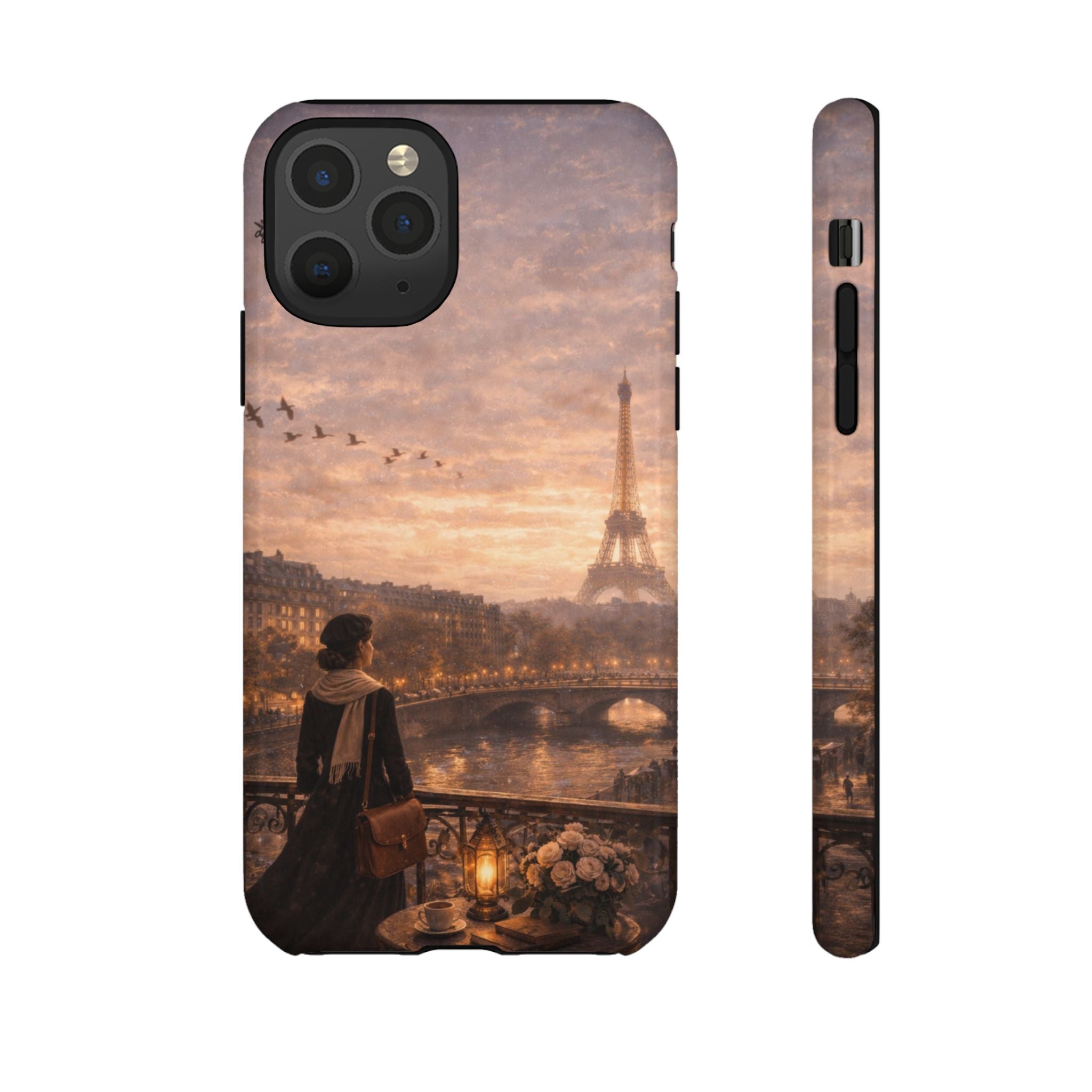 A Quiet Paris Evening 🕯️🗼 | Vintage Eiffel Tower Canvas Wall Art