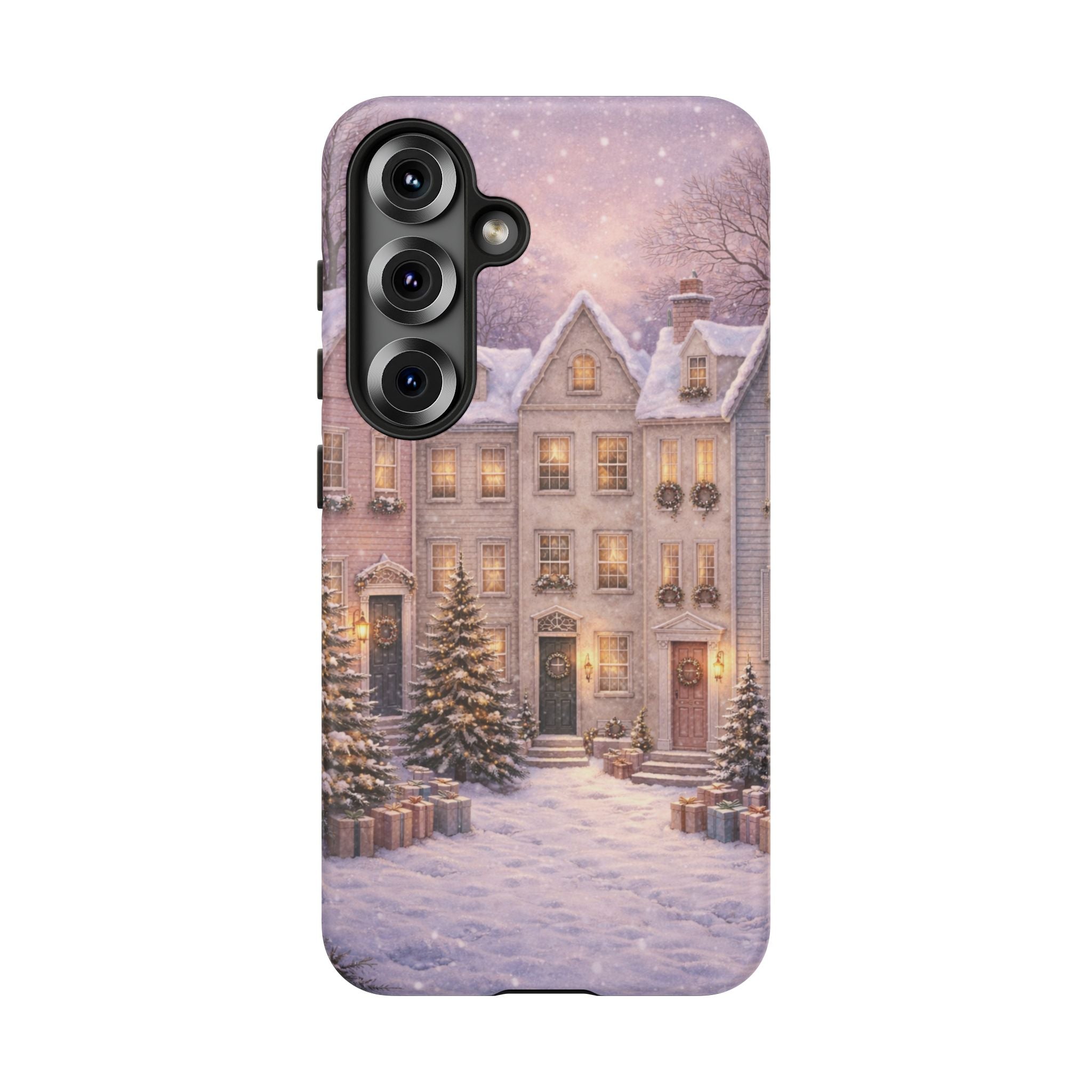Winter Pastel Town Phone Case ❄️🏡