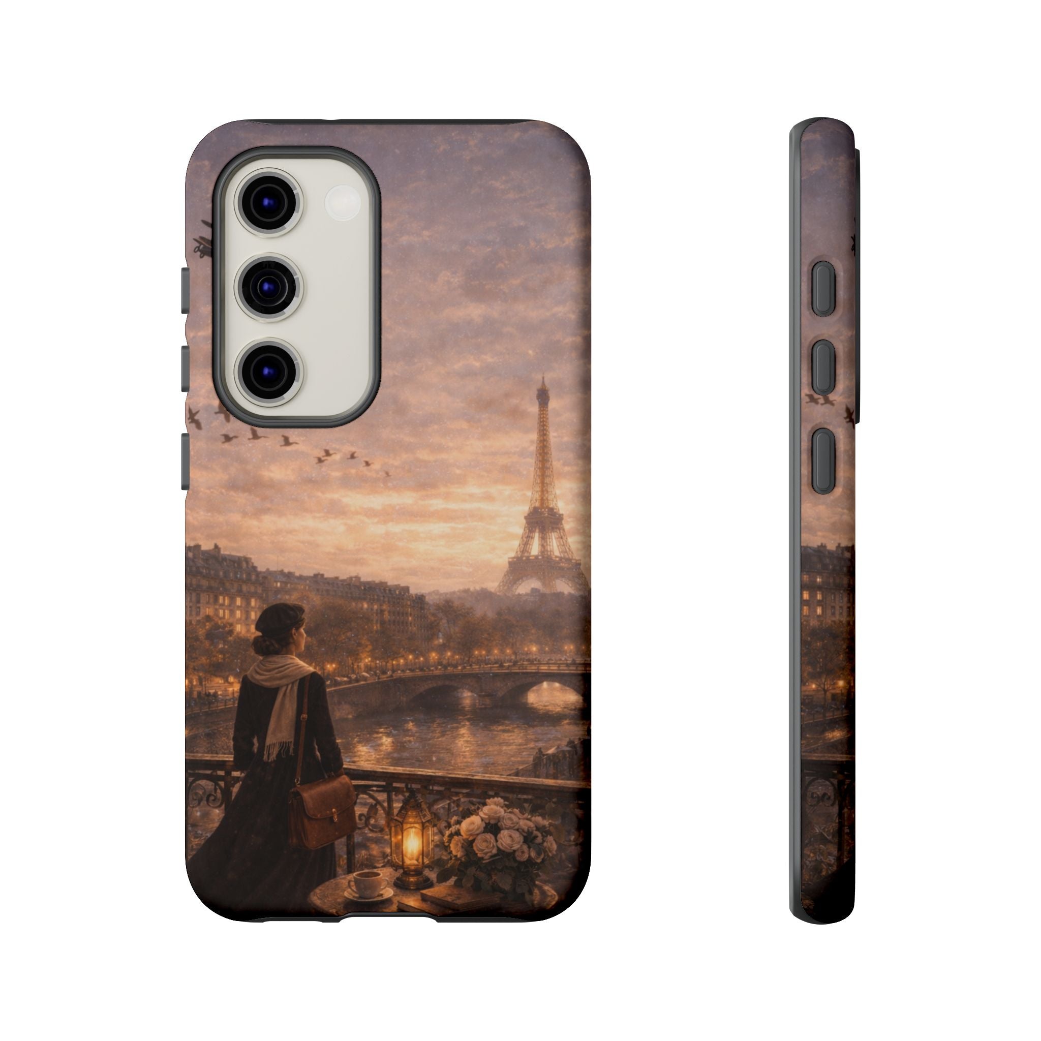 A Quiet Paris Evening 🕯️🗼 | Vintage Eiffel Tower Canvas Wall Art