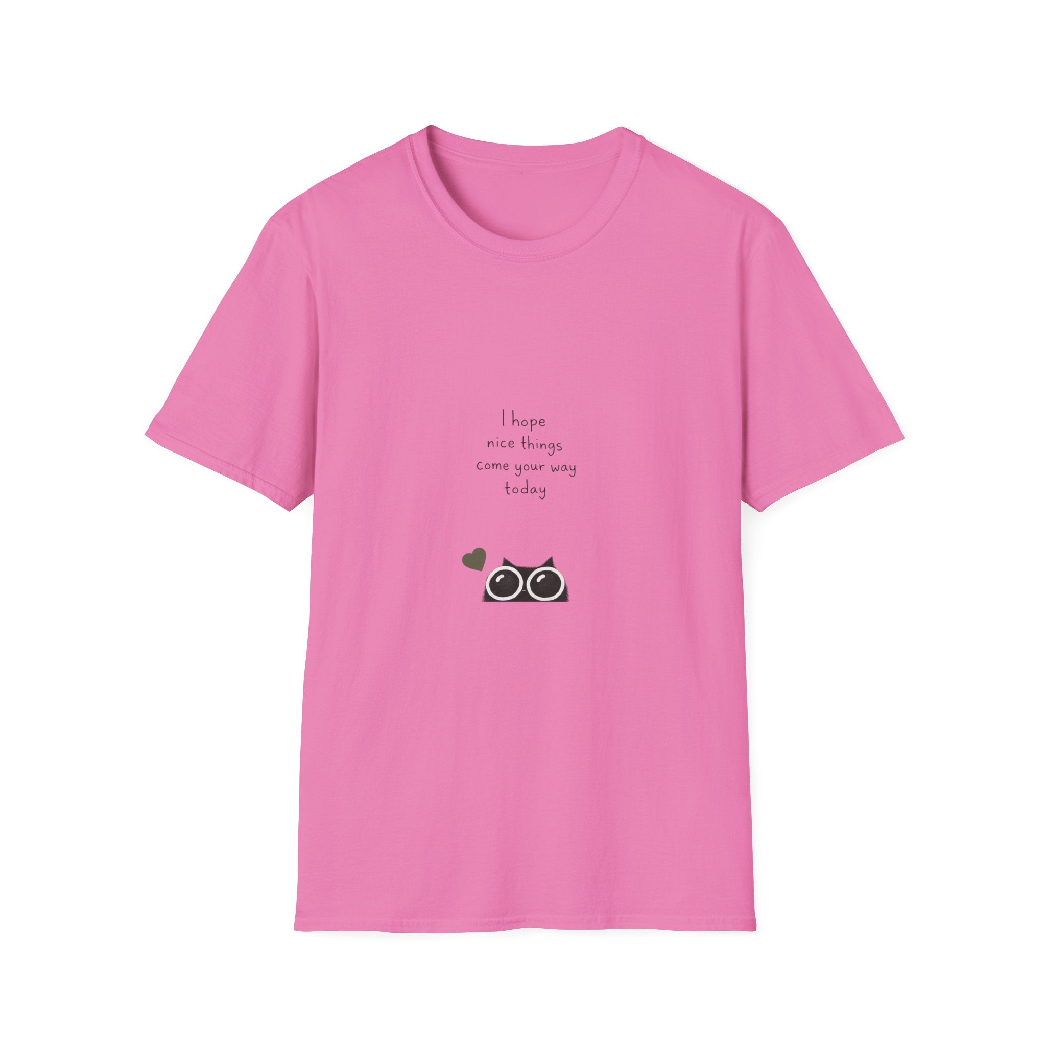 Cat Camera Graphic T-Shirt — "I hope our story comes true someday" Cute Cat Lover Tee