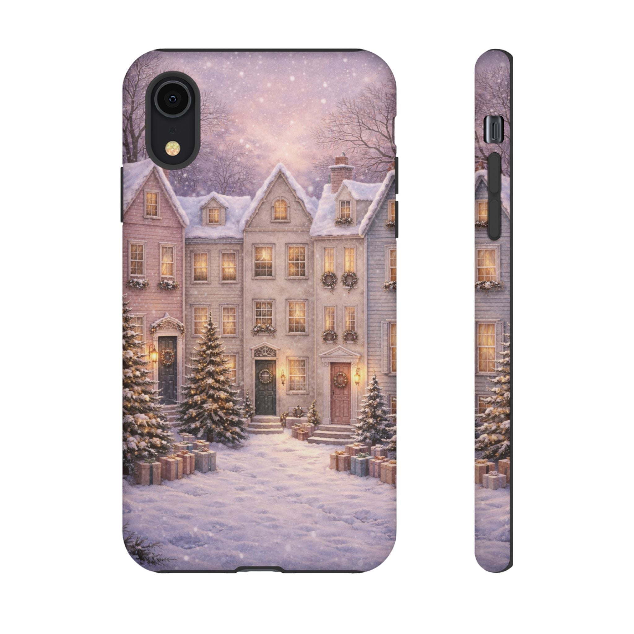 Winter Pastel Town Phone Case ❄️🏡