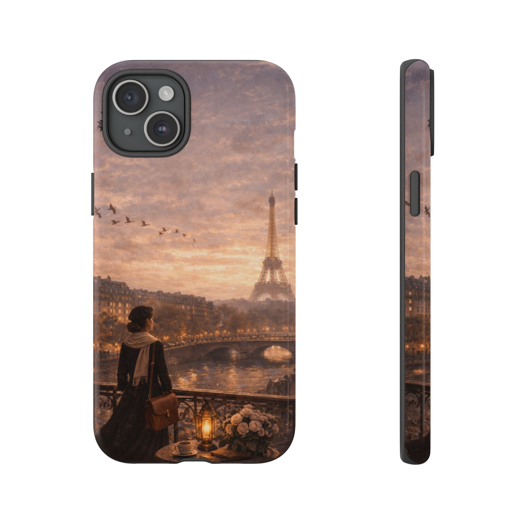 A Quiet Paris Evening 🕯️🗼 | Vintage Eiffel Tower Canvas Wall Art