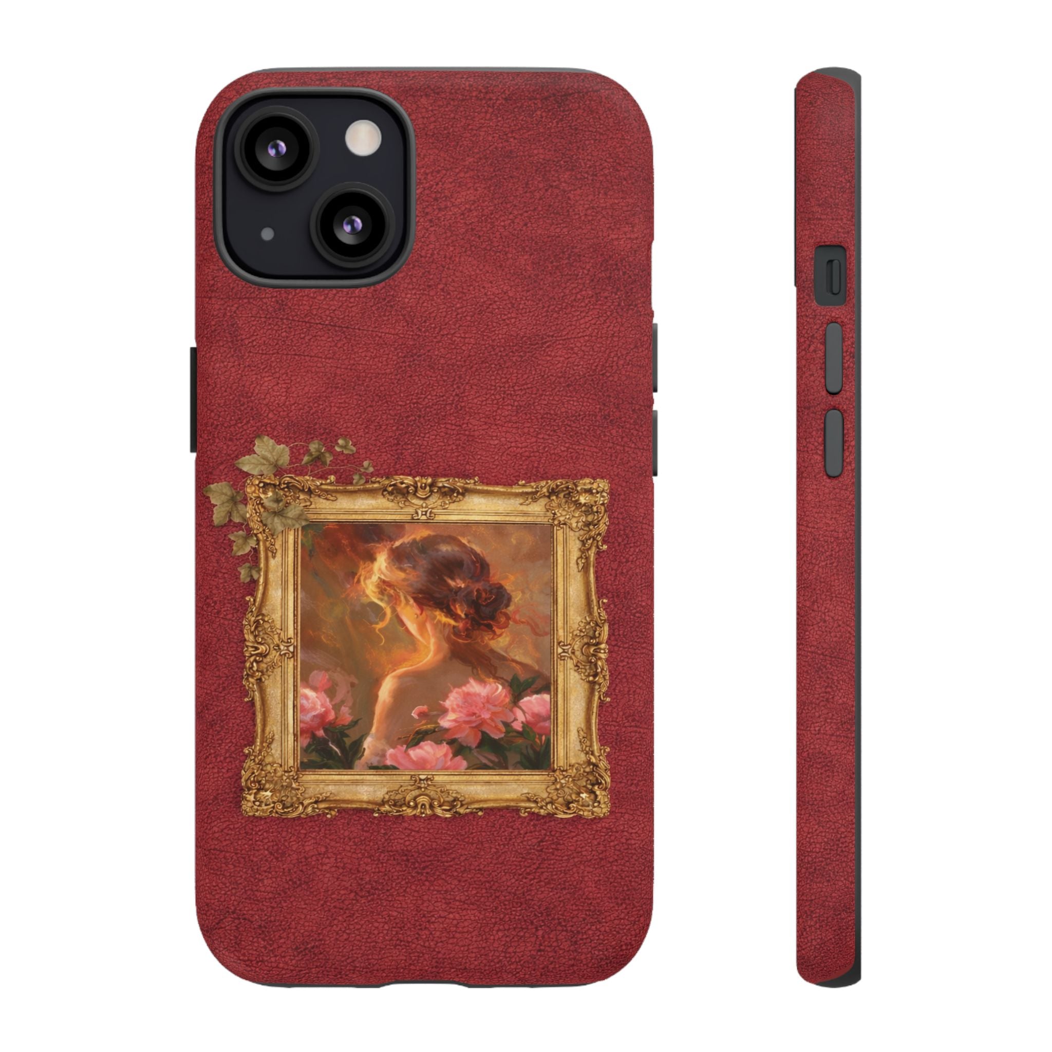 Vintage Rose Portrait Phone Case — Antique Frame Floral iPhone Cover💃💫
