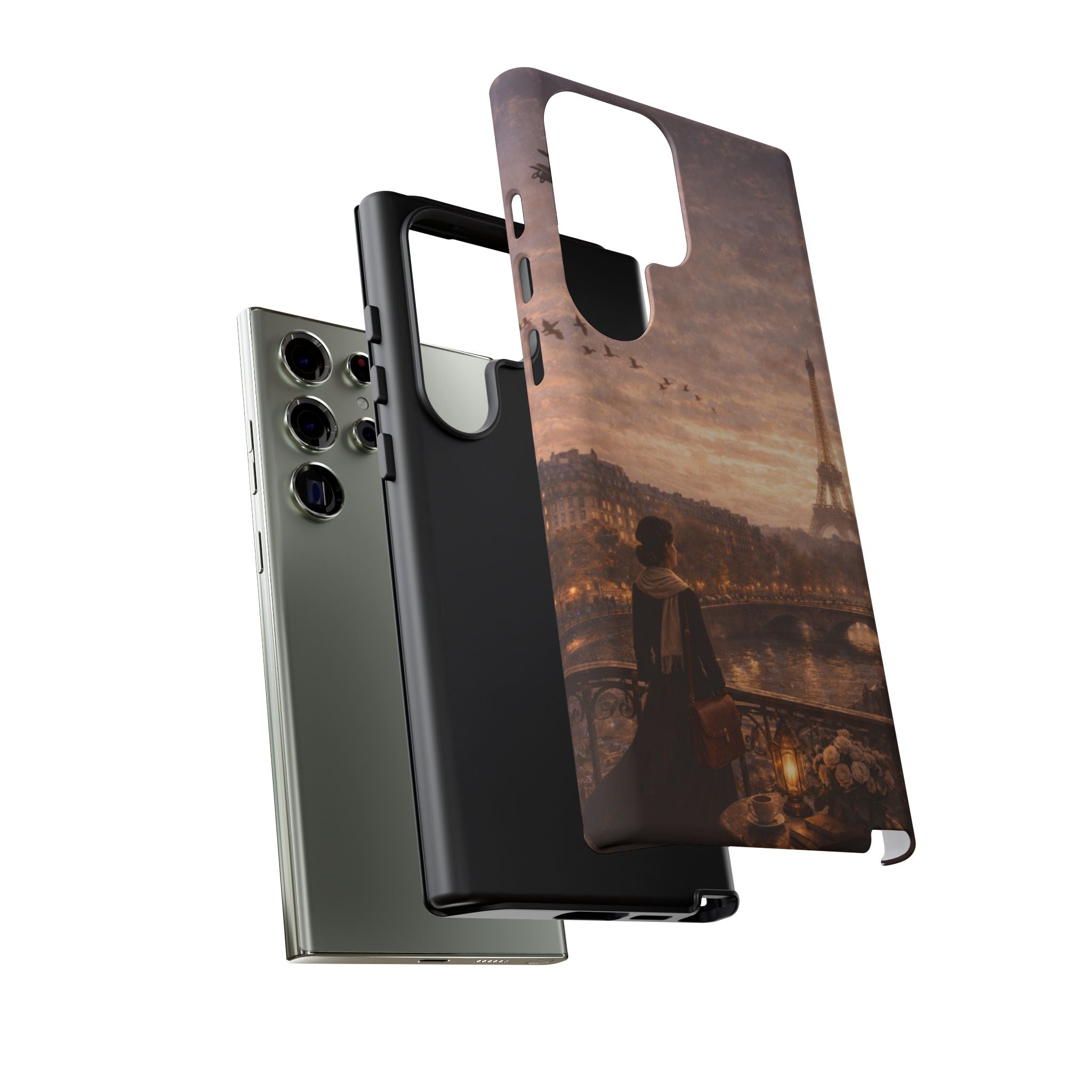 A Quiet Paris Evening 🕯️🗼 | Vintage Eiffel Tower Canvas Wall Art