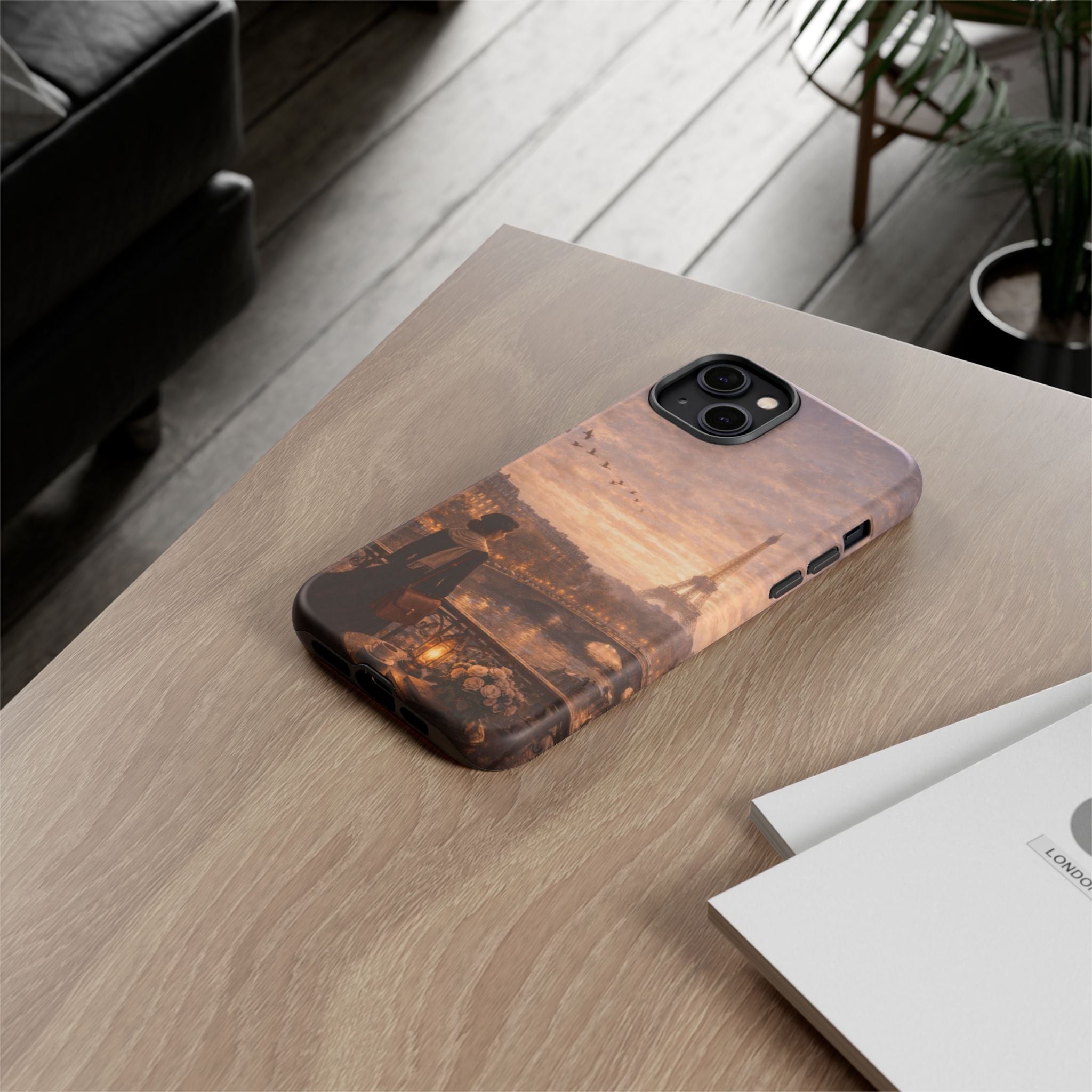 A Quiet Paris Evening 🕯️🗼 | Vintage Eiffel Tower Canvas Wall Art