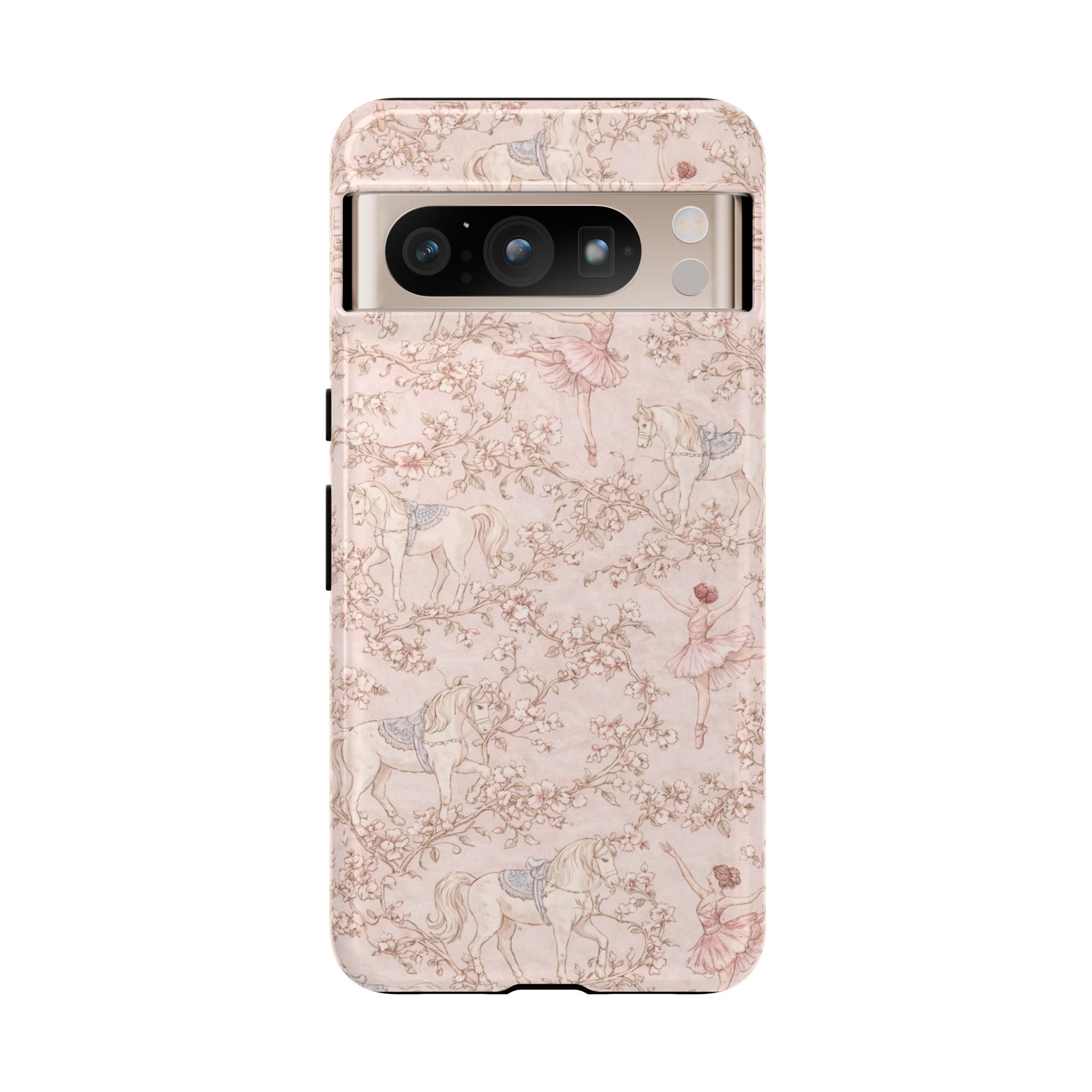 Ballet Unicorn Phone Case — Pastel Floral Tough Protective Cover🦄🩰