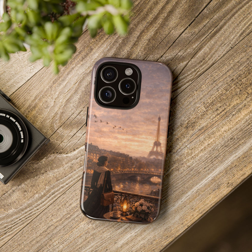 A Quiet Paris Evening 🕯️🗼 | Vintage Eiffel Tower Canvas Wall Art