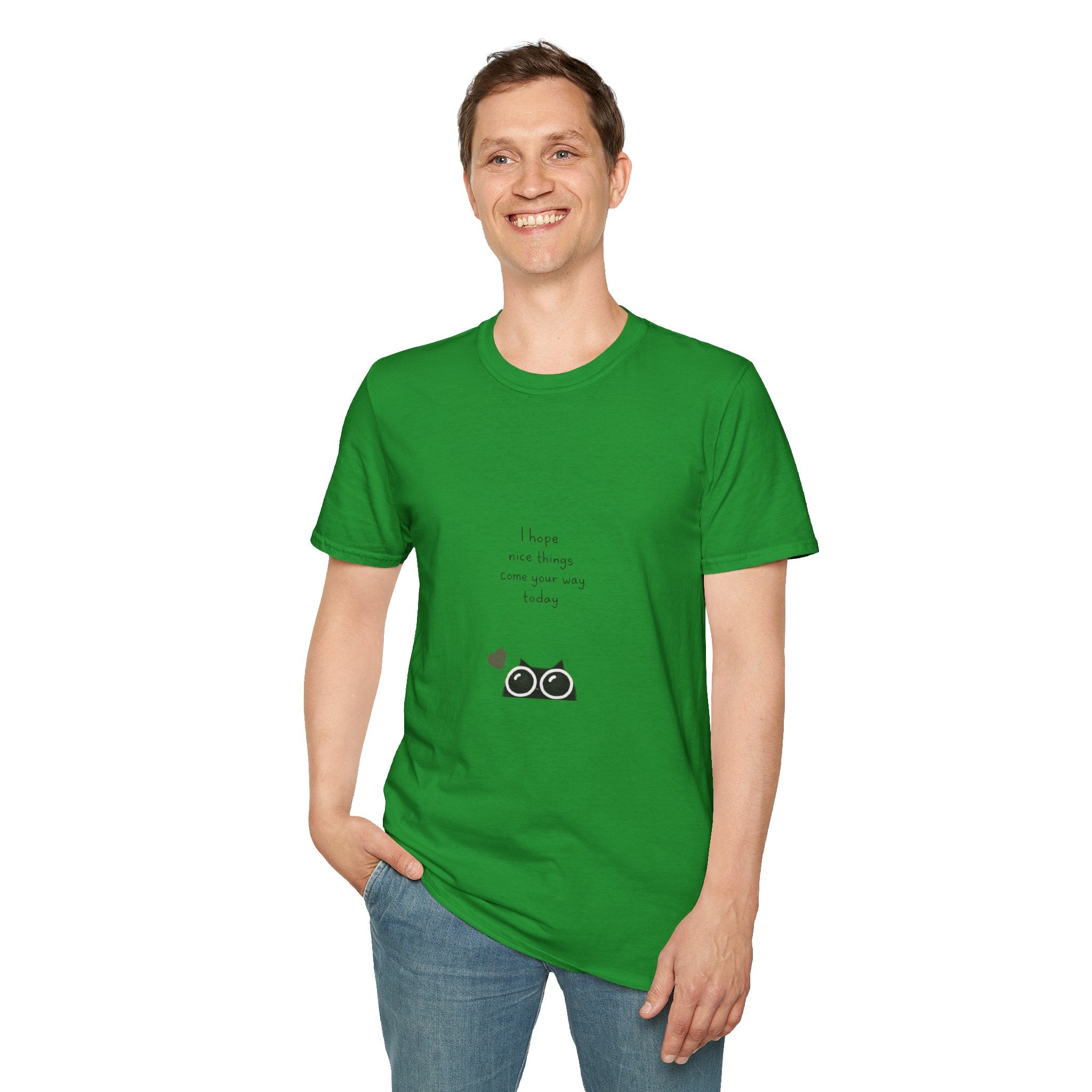 Cat Camera Graphic T-Shirt — "I hope our story comes true someday" Cute Cat Lover Tee