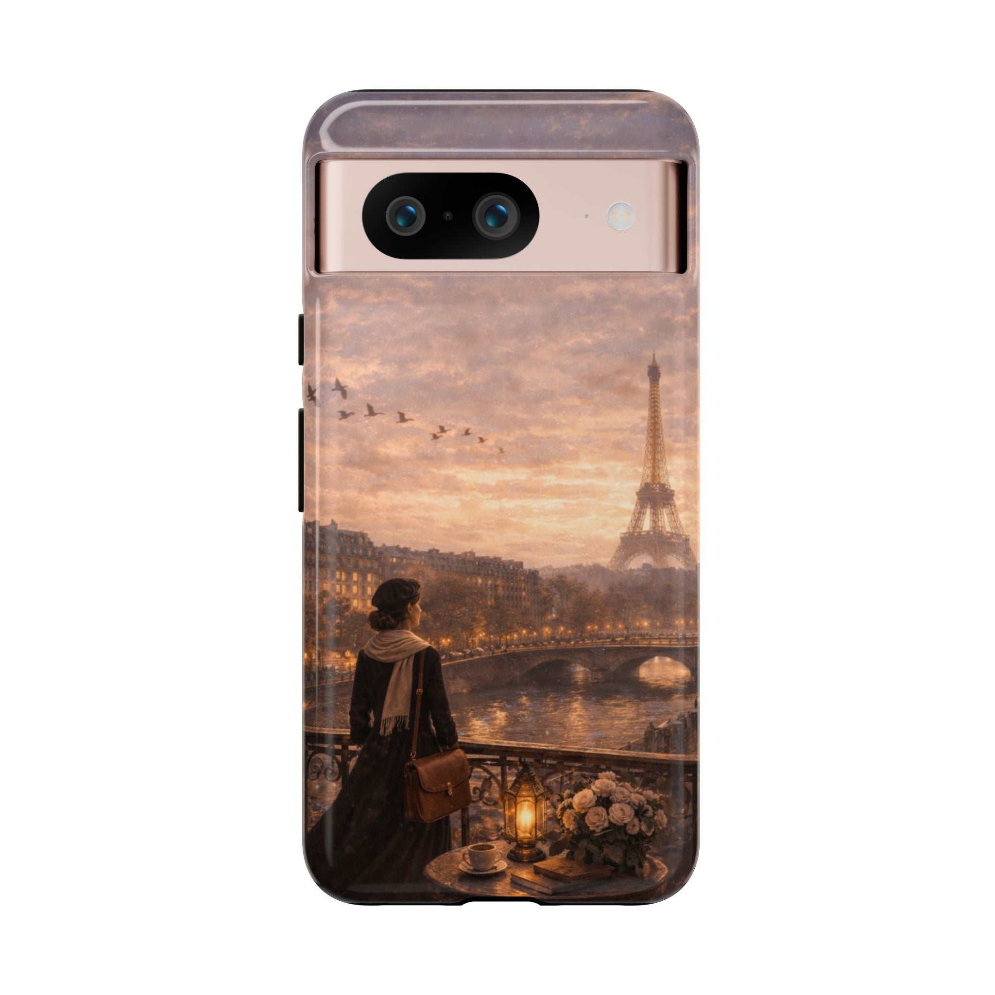 A Quiet Paris Evening 🕯️🗼 | Vintage Eiffel Tower Canvas Wall Art