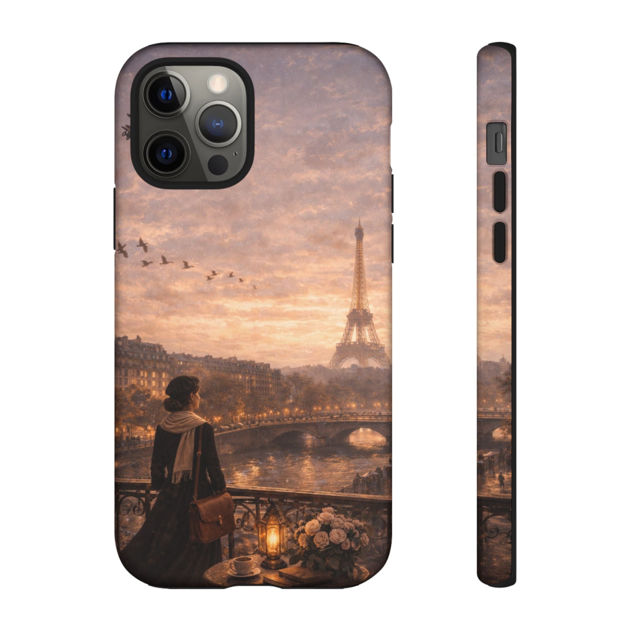 A Quiet Paris Evening 🕯️🗼 | Vintage Eiffel Tower Canvas Wall Art